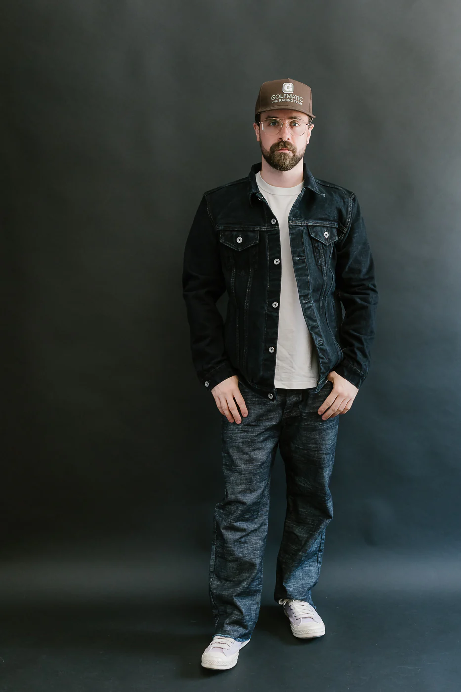 IH-526Lod - 19oz Left-Hand Twill Selvedge Denim Type III Jacket -  Indigo Overdyed Black - Image 8