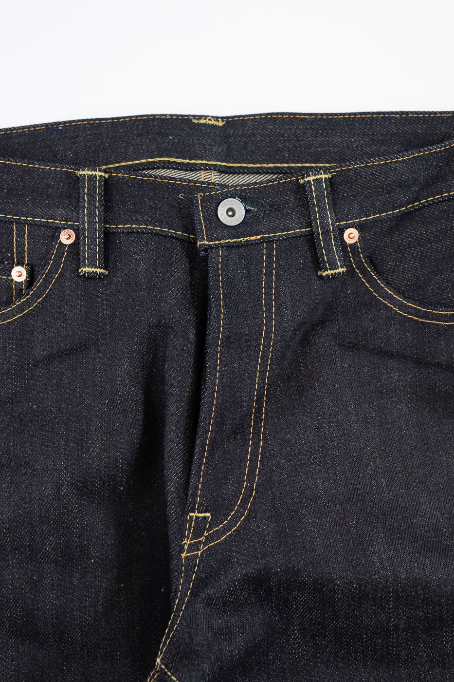 IH-634-XHS - 25oz Selvedge Denim Straight Cut Jeans - Indigo - Image 3