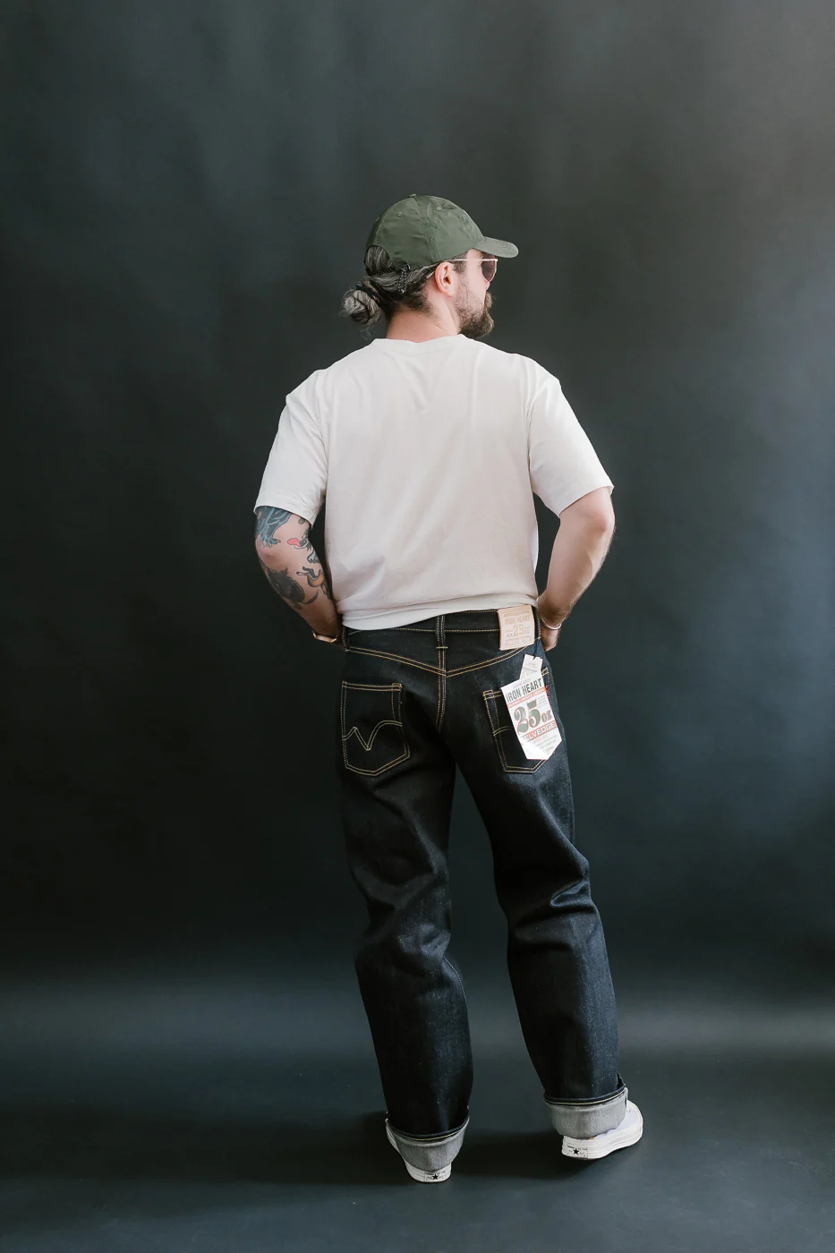 IH-634-XHS - 25oz Selvedge Denim Straight Cut Jeans - Indigo - Image 9