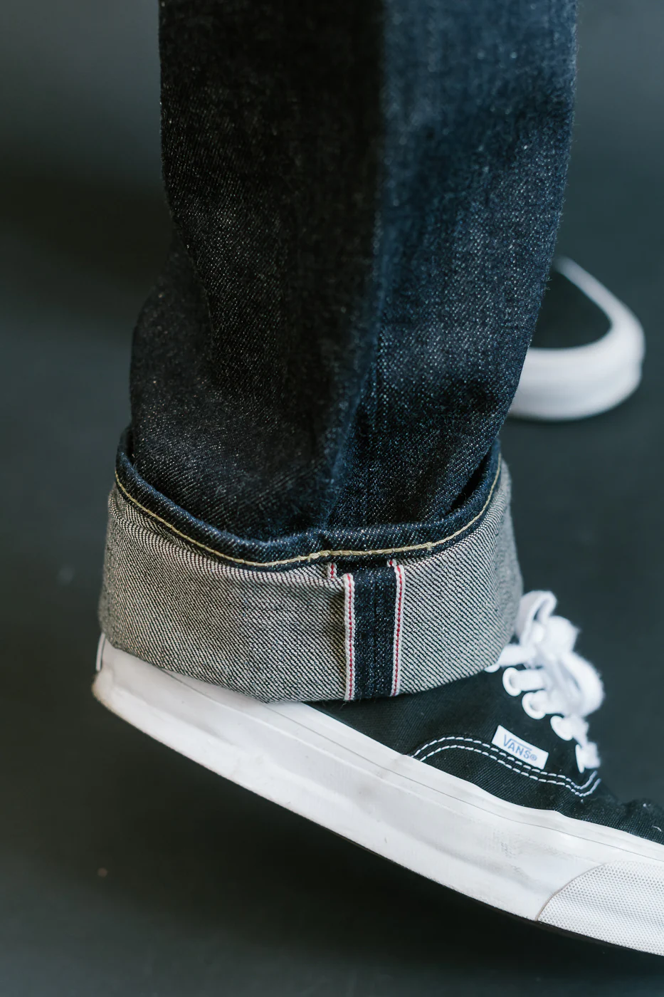 IH-634N - 17oz Selvedge Denim Straight Cut Jeans - Natural Indigo - Image 20