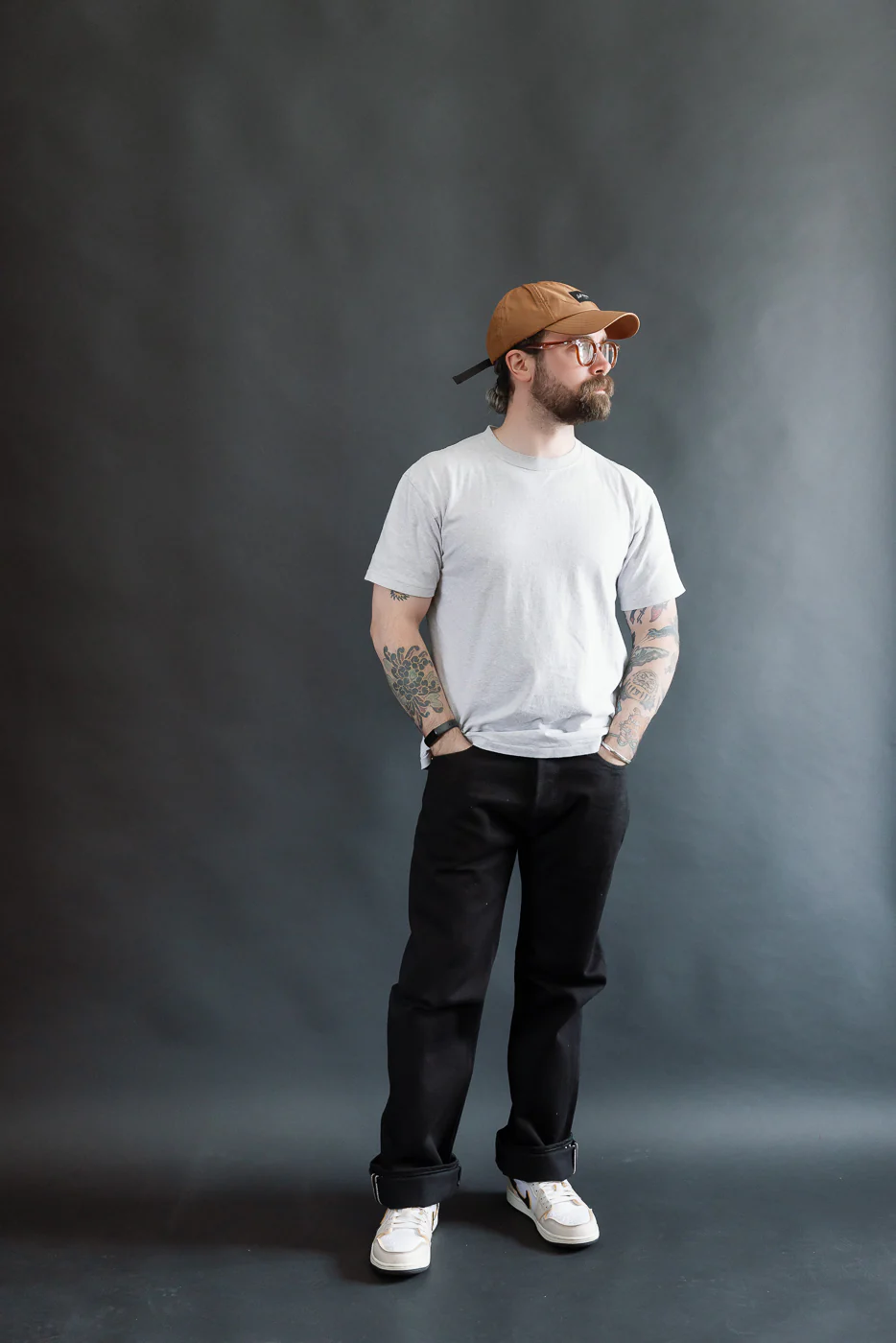 IH-634S-SBG - 21oz Selvedge Denim Straight Cut - Superblack (Fades to Grey) - Image 7