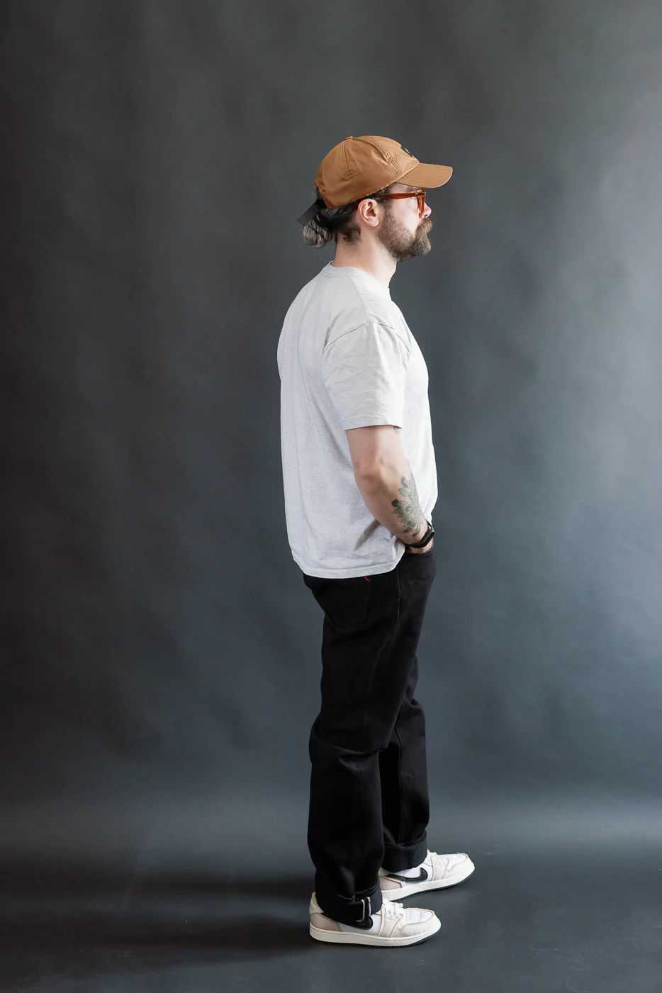 IH-634S-SBG - 21oz Selvedge Denim Straight Cut - Superblack (Fades to Grey) - Image 8