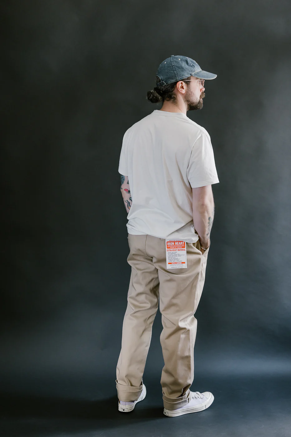 IH-731-KHA - 12oz Heavy Cotton Relaxed Fit Chinos - Khaki - Image 10