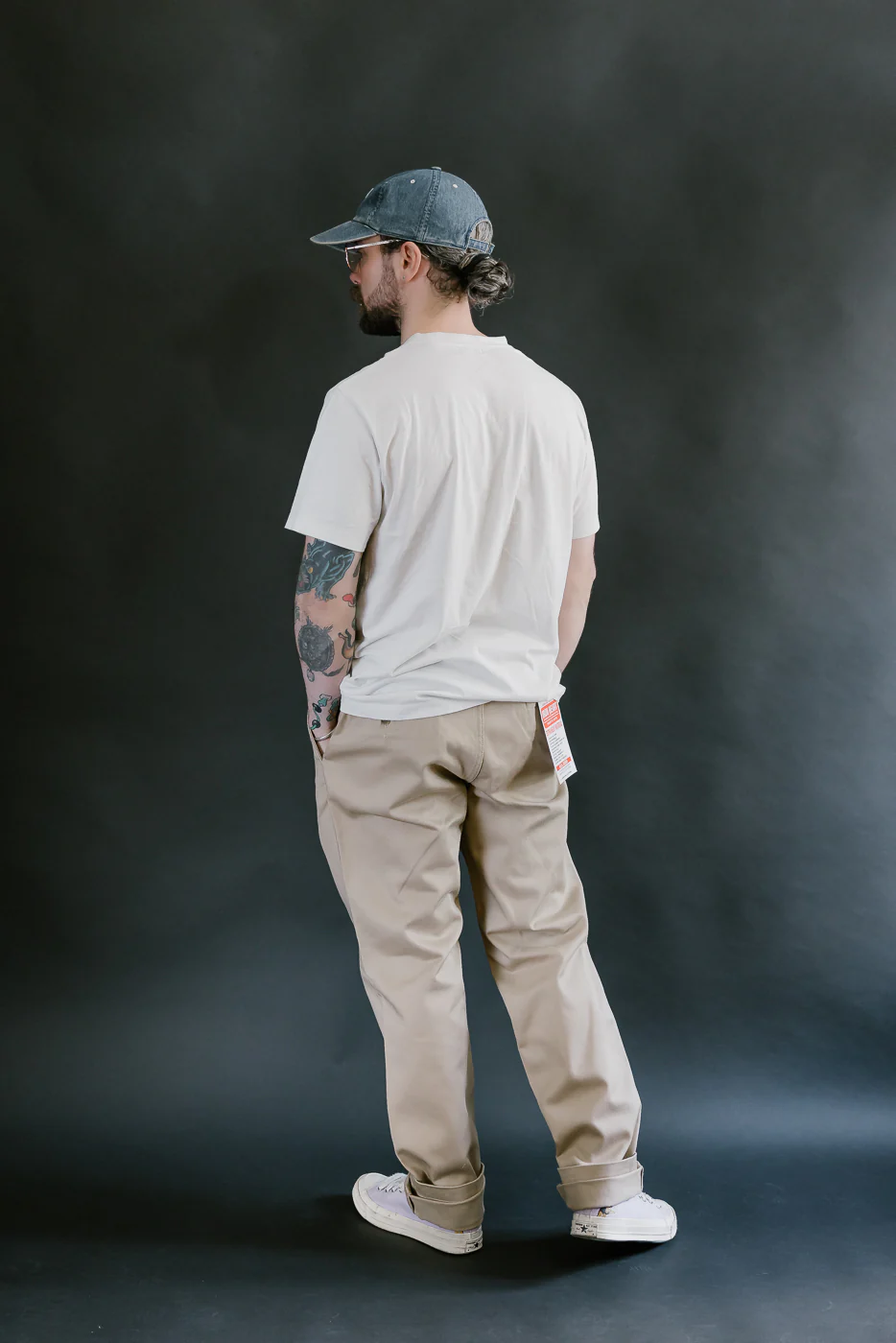 IH-731-KHA - 12oz Heavy Cotton Relaxed Fit Chinos - Khaki - Image 11