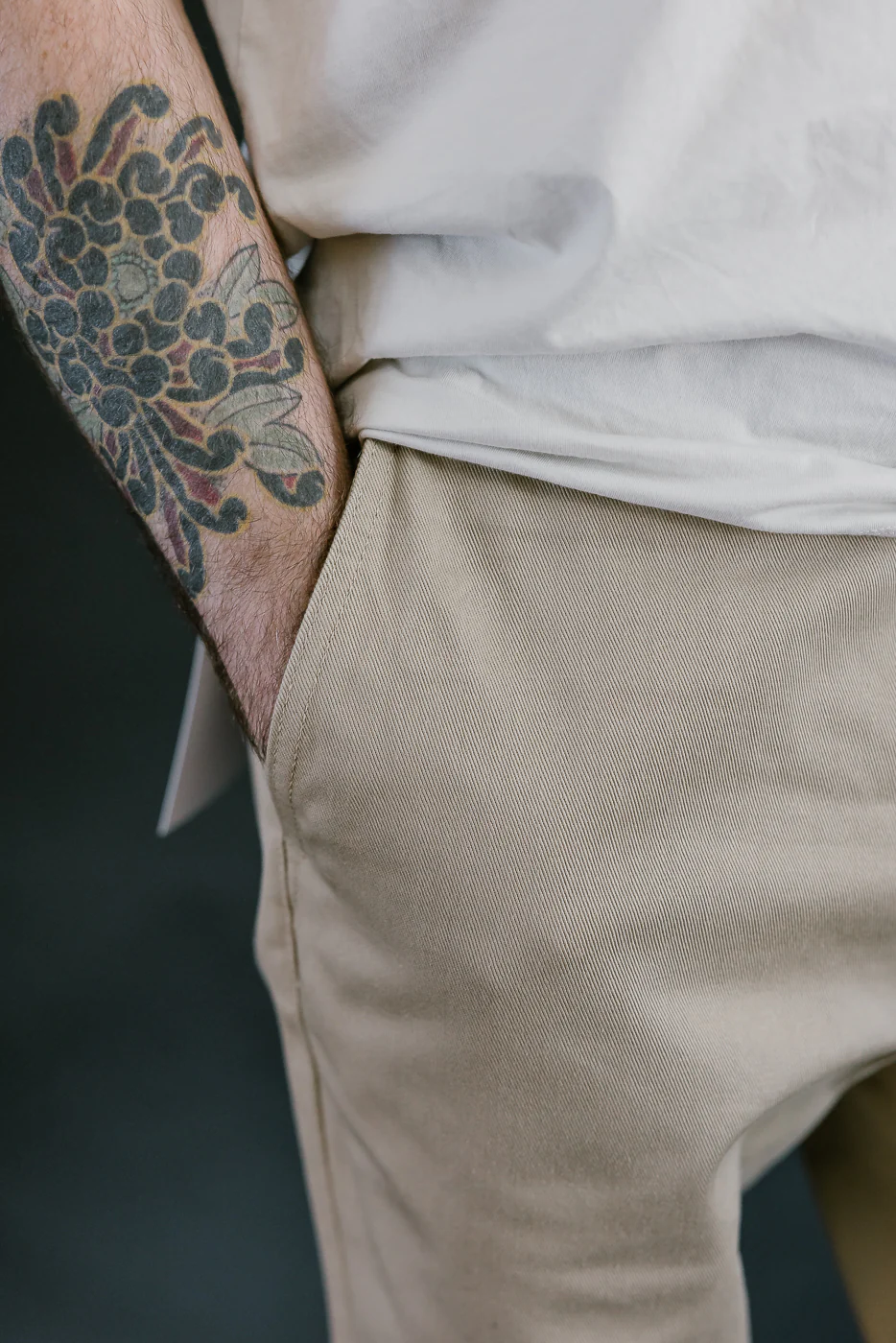 IH-731-KHA - 12oz Heavy Cotton Relaxed Fit Chinos - Khaki - Image 19