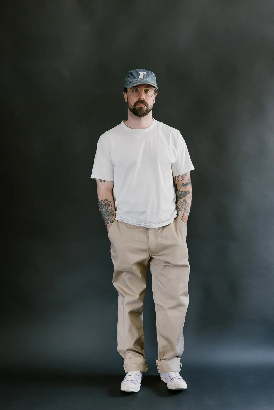 IH-731-KHA - 12oz Heavy Cotton Relaxed Fit Chinos - Khaki - Image 8