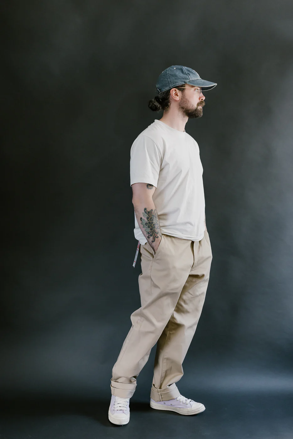 IH-731-KHA - 12oz Heavy Cotton Relaxed Fit Chinos - Khaki - Image 9