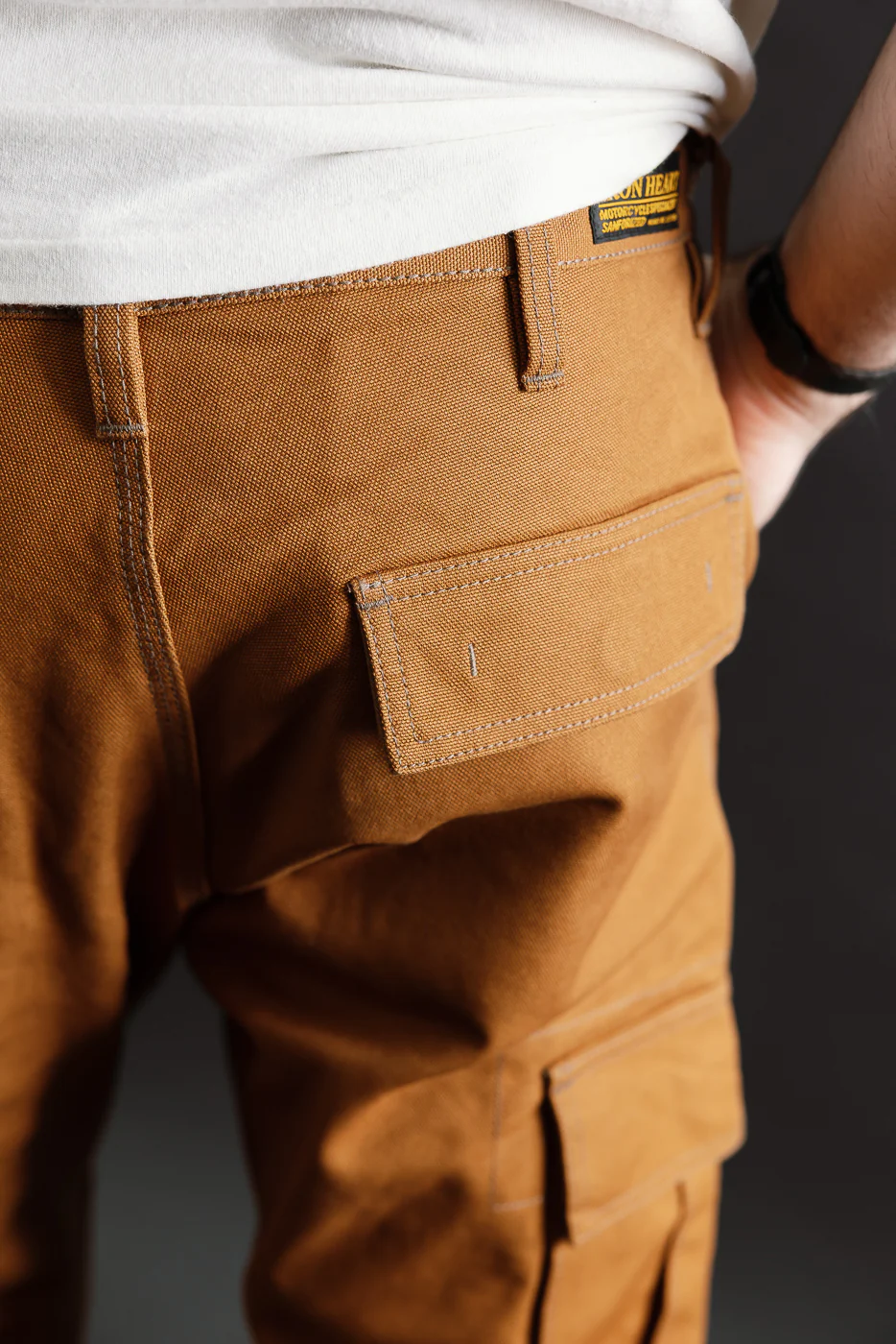 IH-734-BRN - 17oz Duck Cargo Pants - Brown - Image 20