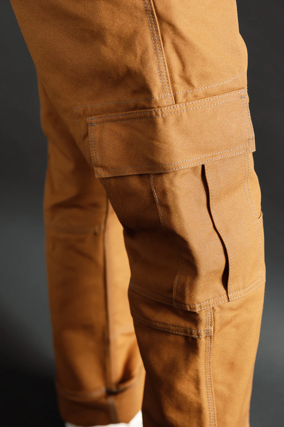 IH-734-BRN - 17oz Duck Cargo Pants - Brown - Image 21