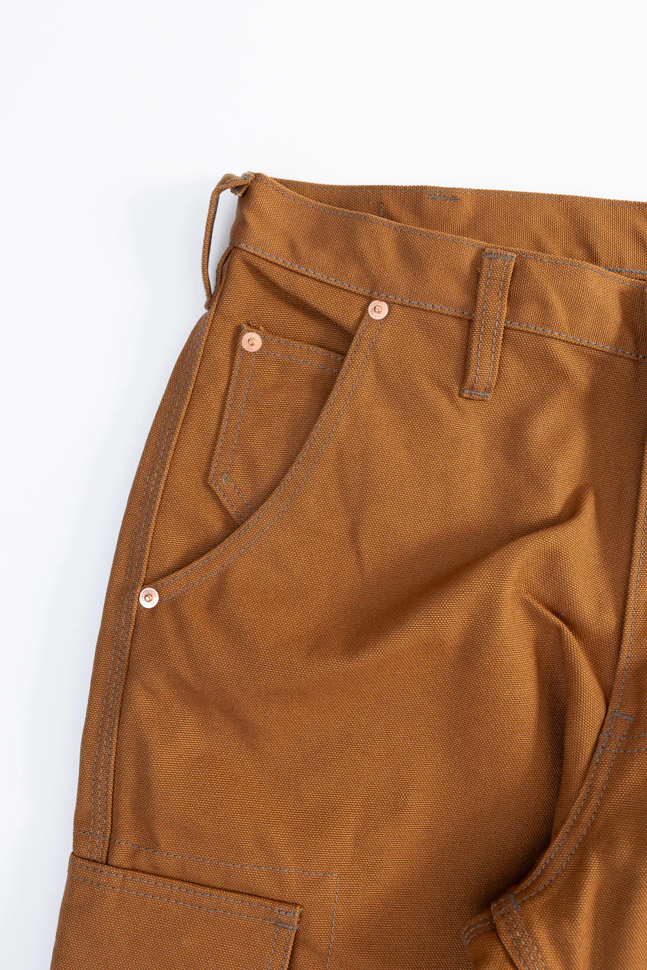 IH-734-BRN - 17oz Duck Cargo Pants - Brown - Image 3