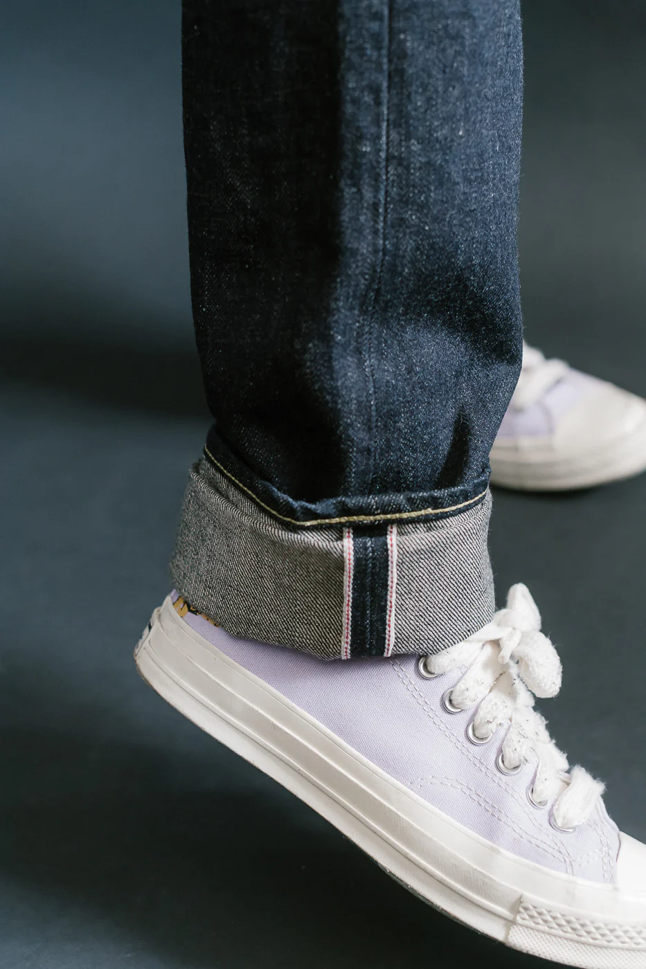 IH-777N - 17oz Selvedge Denim Slim Tapered Cut Jeans - Natural Indigo - Image 19