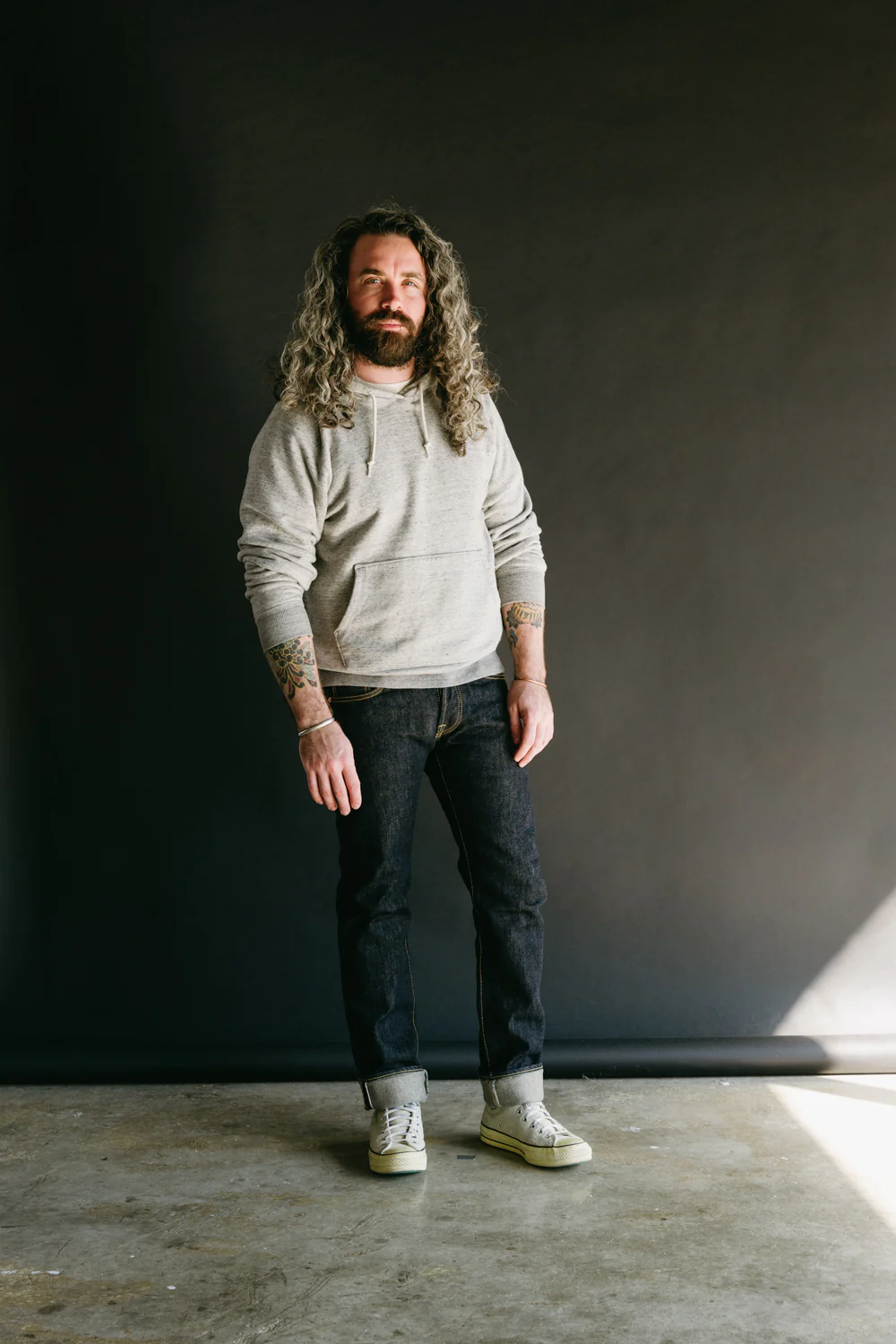 IH-777S-21 -21oz Selvedge Denim Slim Tapered - Indigo - Image 7