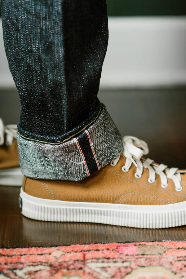 IH-777S-SLB - 16oz Slubby Selvedge Denim Slim Tapered Cut Jeans - Indigo - Image 23