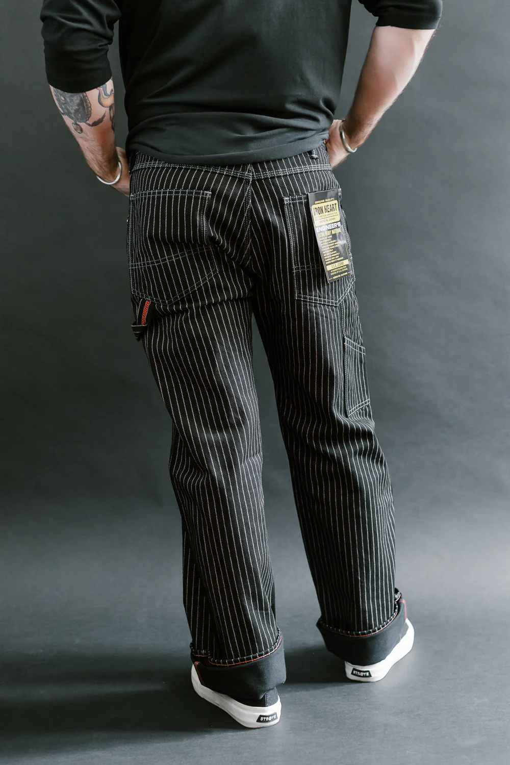 IH-814-BLK - 12oz Wabash Painter's Pants - Black - Image 12