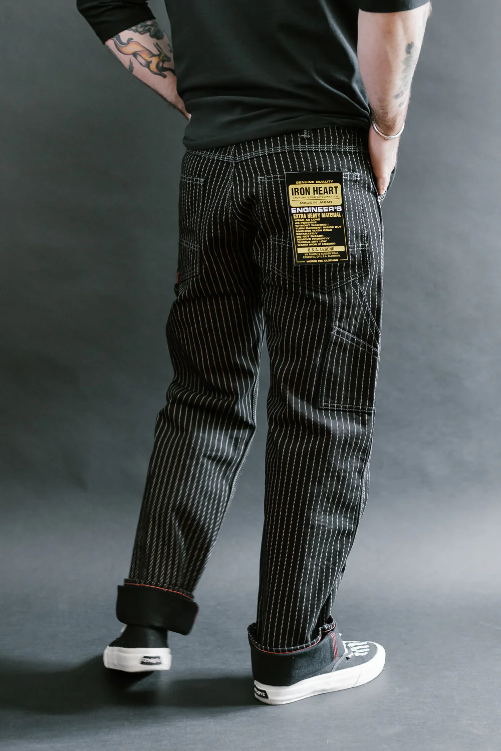 IH-814-BLK - 12oz Wabash Painter's Pants - Black - Image 13