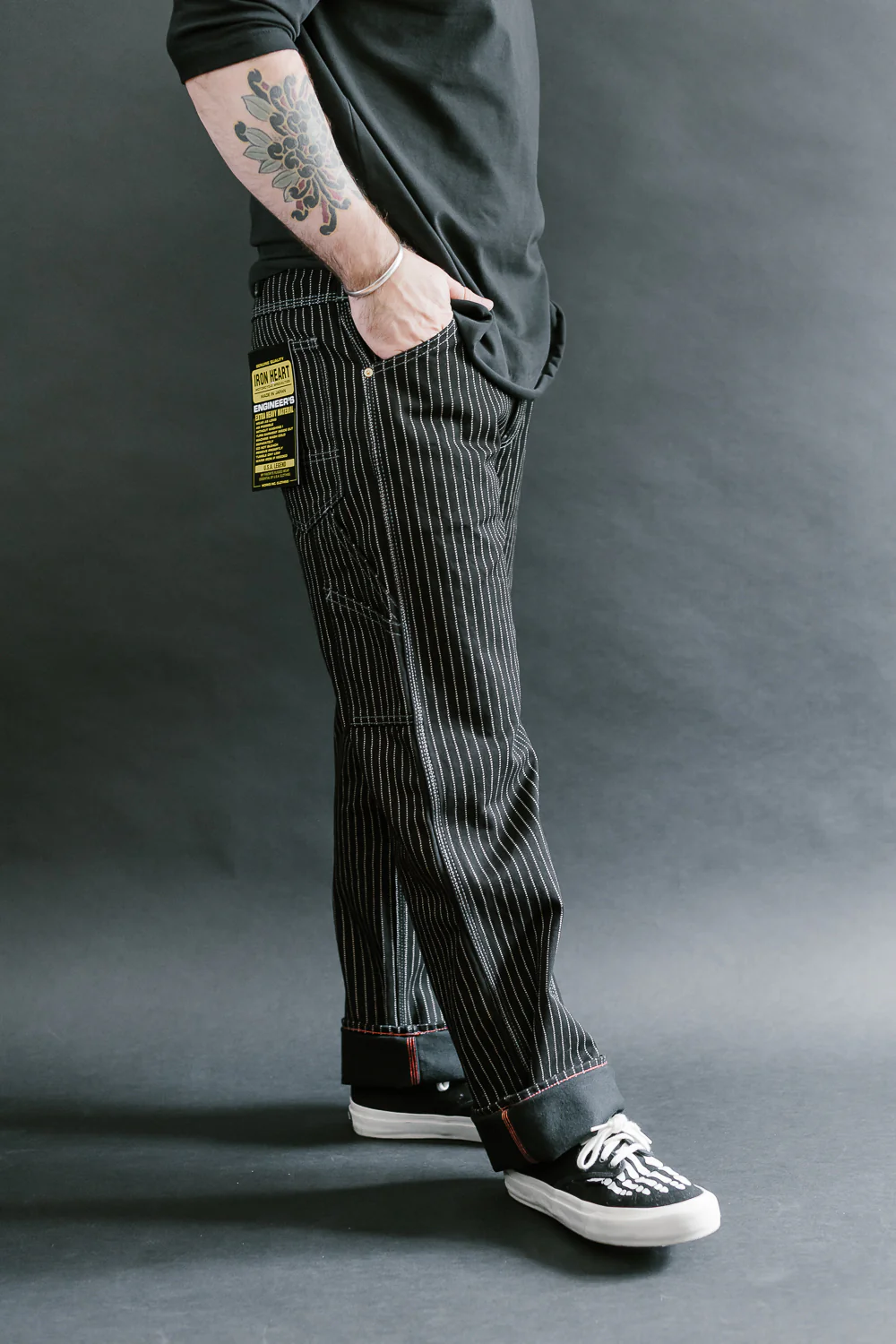 IH-814-BLK - 12oz Wabash Painter's Pants - Black - Image 14
