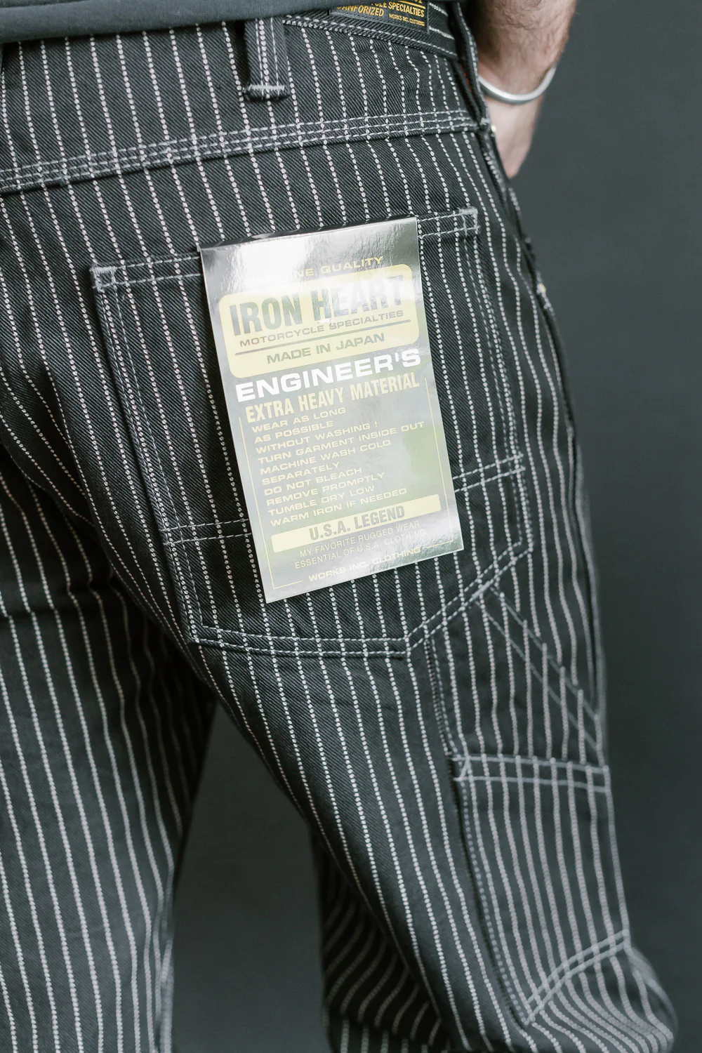 IH-814-BLK - 12oz Wabash Painter's Pants - Black - Image 18