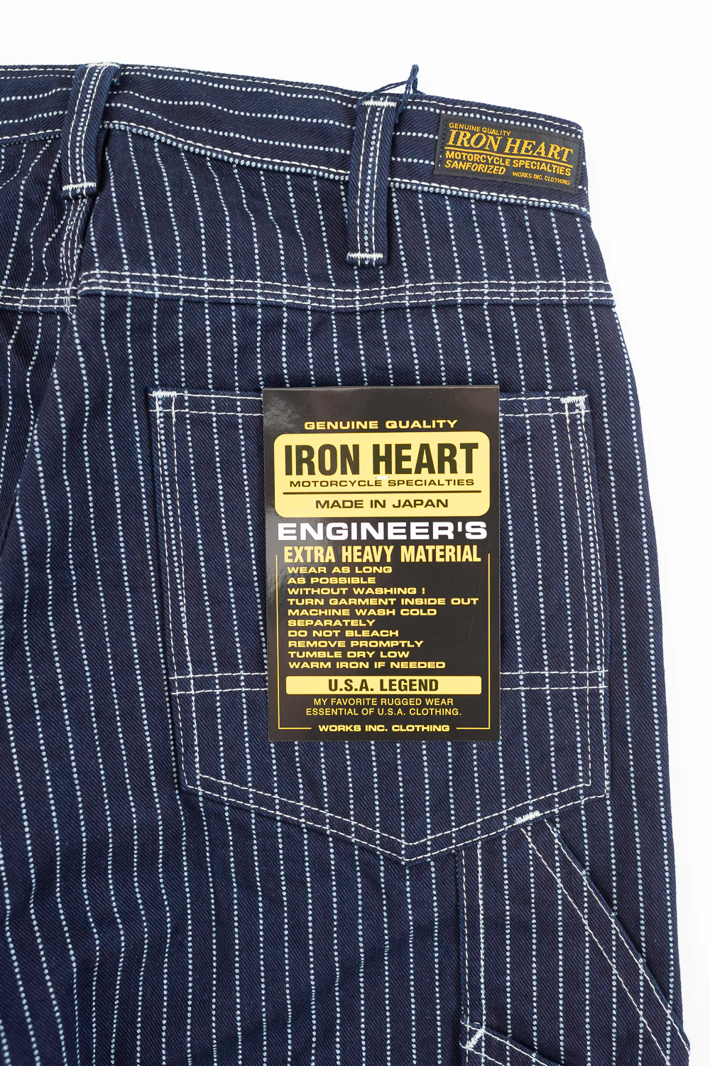 IH-814-IND - 12oz Wabash Painter's Pants - Indigo - Image 2