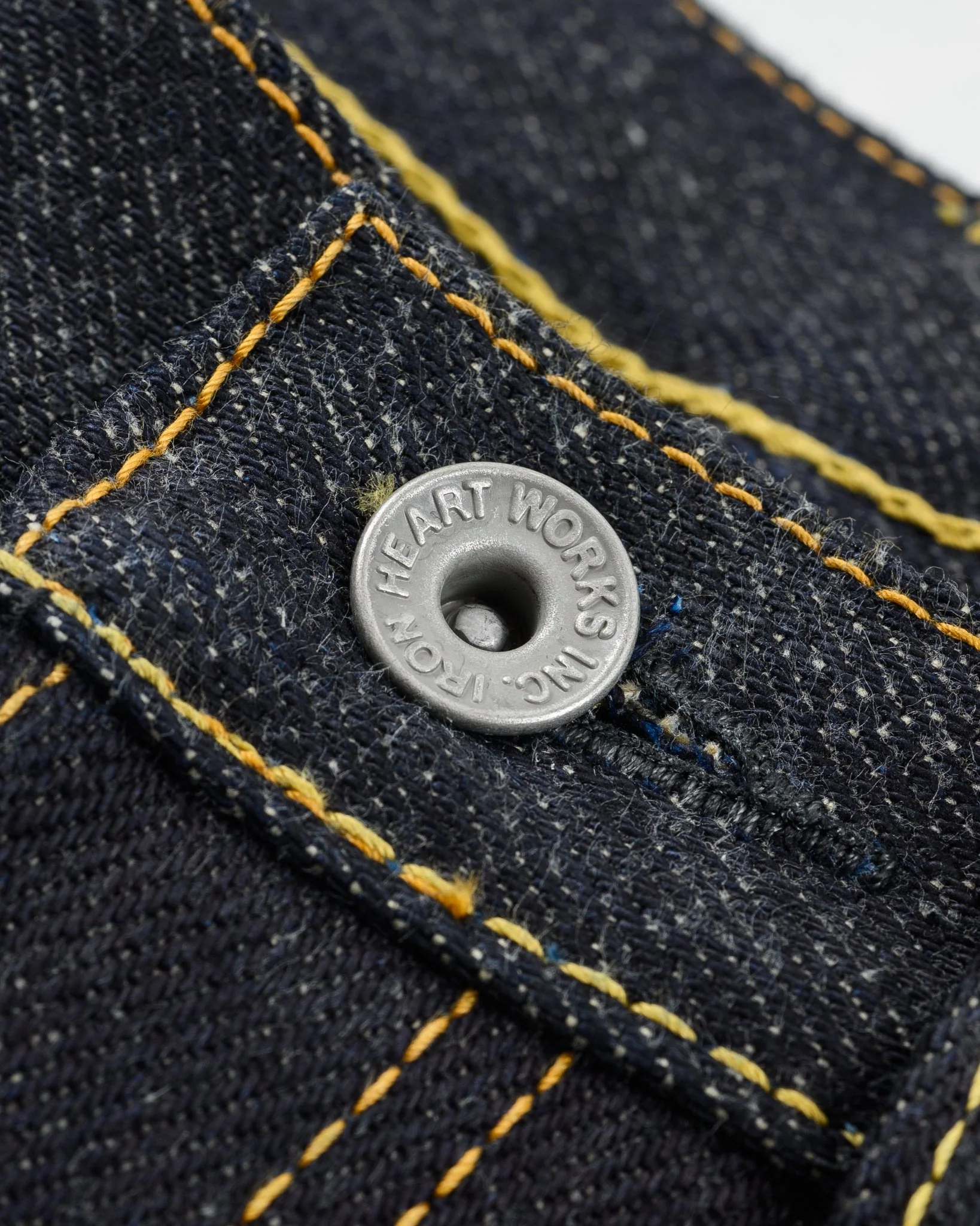 IH-888-XHS - 25oz Selvedge Denim Medium/High Rise Taper Cut Jeans - Indigo - Image 11