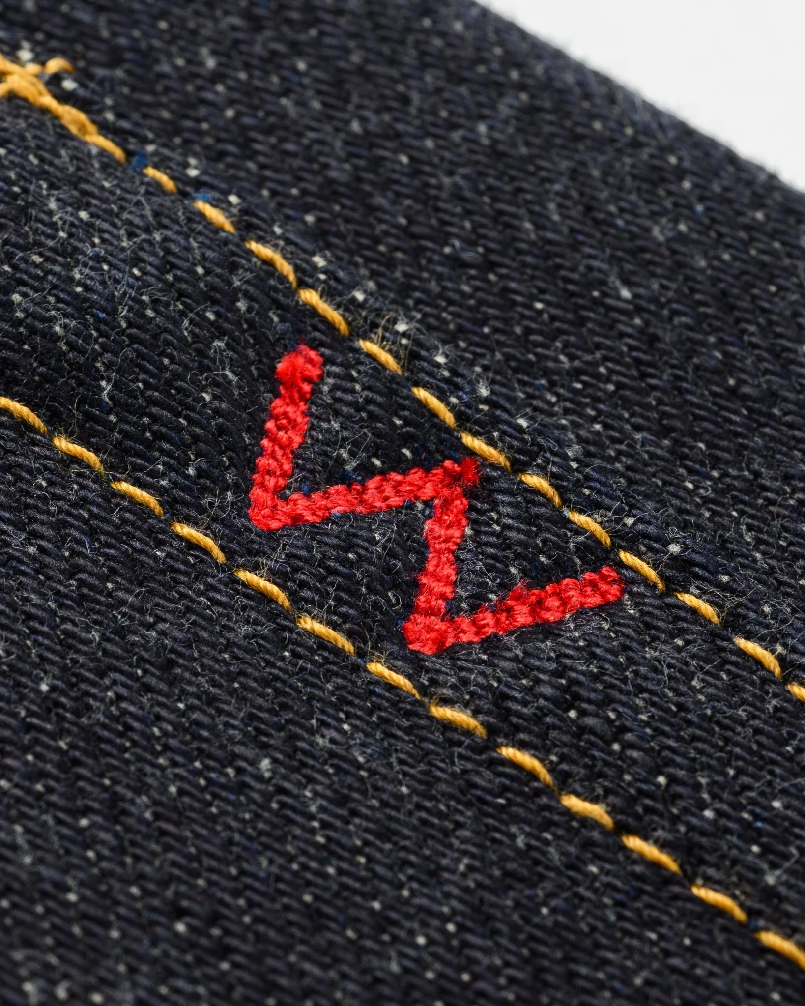 IH-888-XHS - 25oz Selvedge Denim Medium/High Rise Taper Cut Jeans - Indigo - Image 6