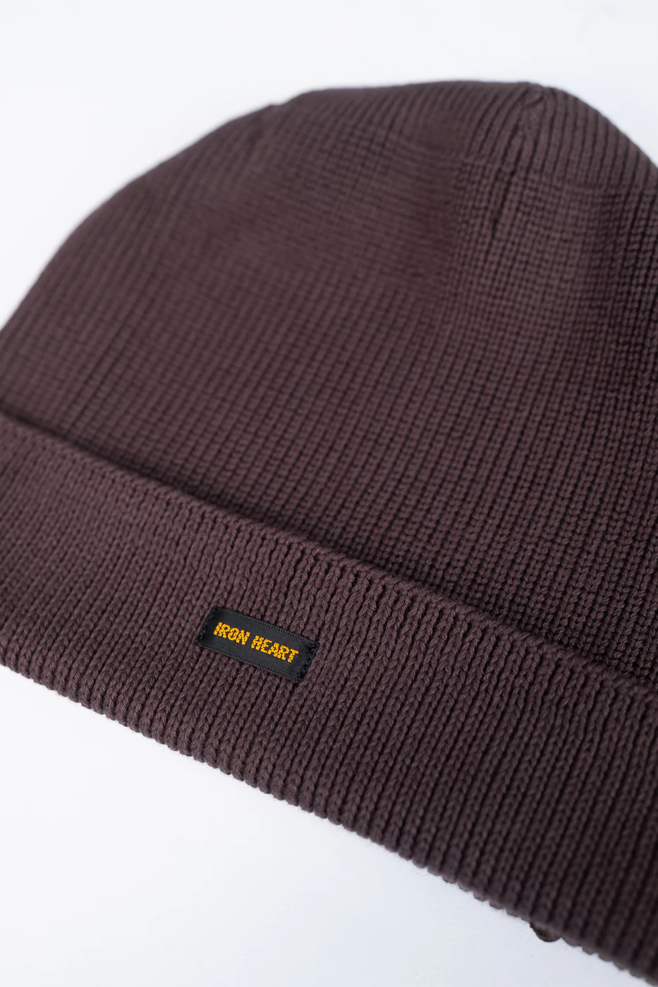 IHG-081-GRY - 100% Cotton Ribbed Beanie - Grey - Image 2