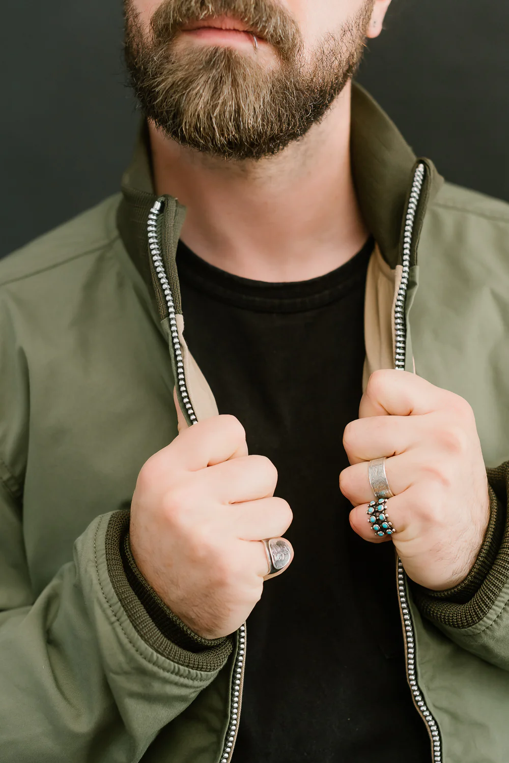 IHJ-130-OLV-NP - Reversible Tanker Jacket - Olive - Image 22