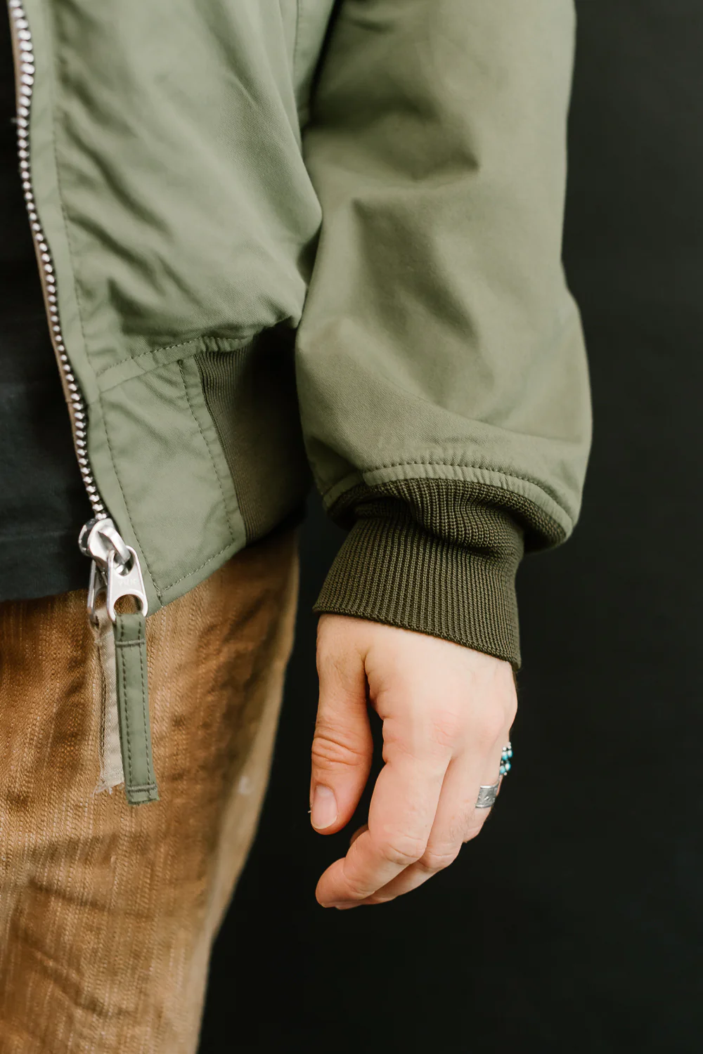 IHJ-130-OLV-NP - Reversible Tanker Jacket - Olive - Image 26