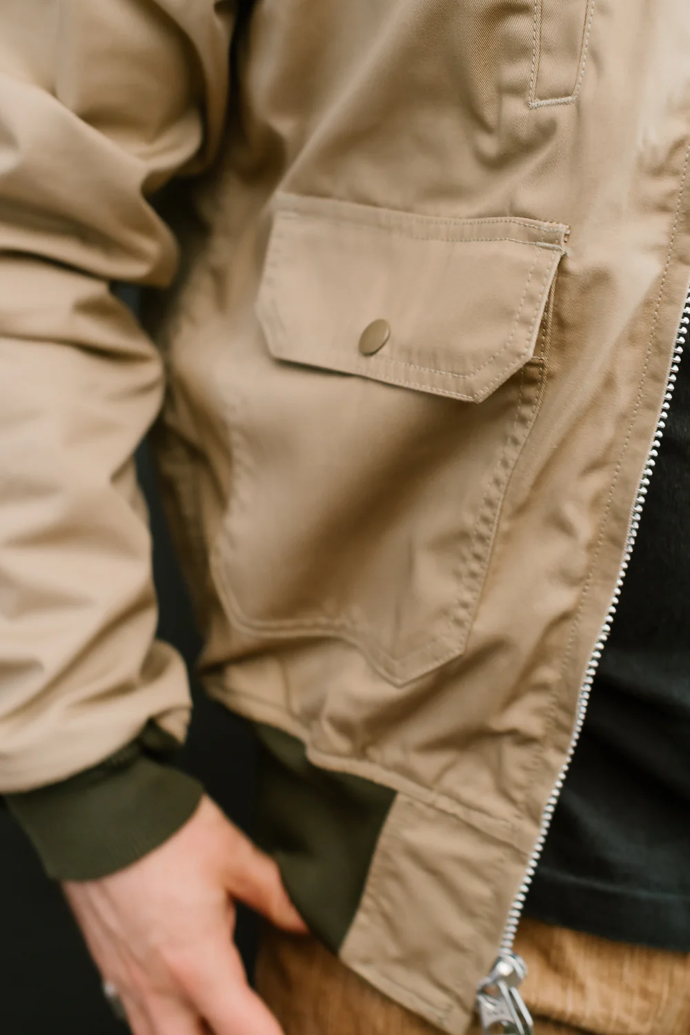 IHJ-130-OLV-NP - Reversible Tanker Jacket - Olive - Image 42