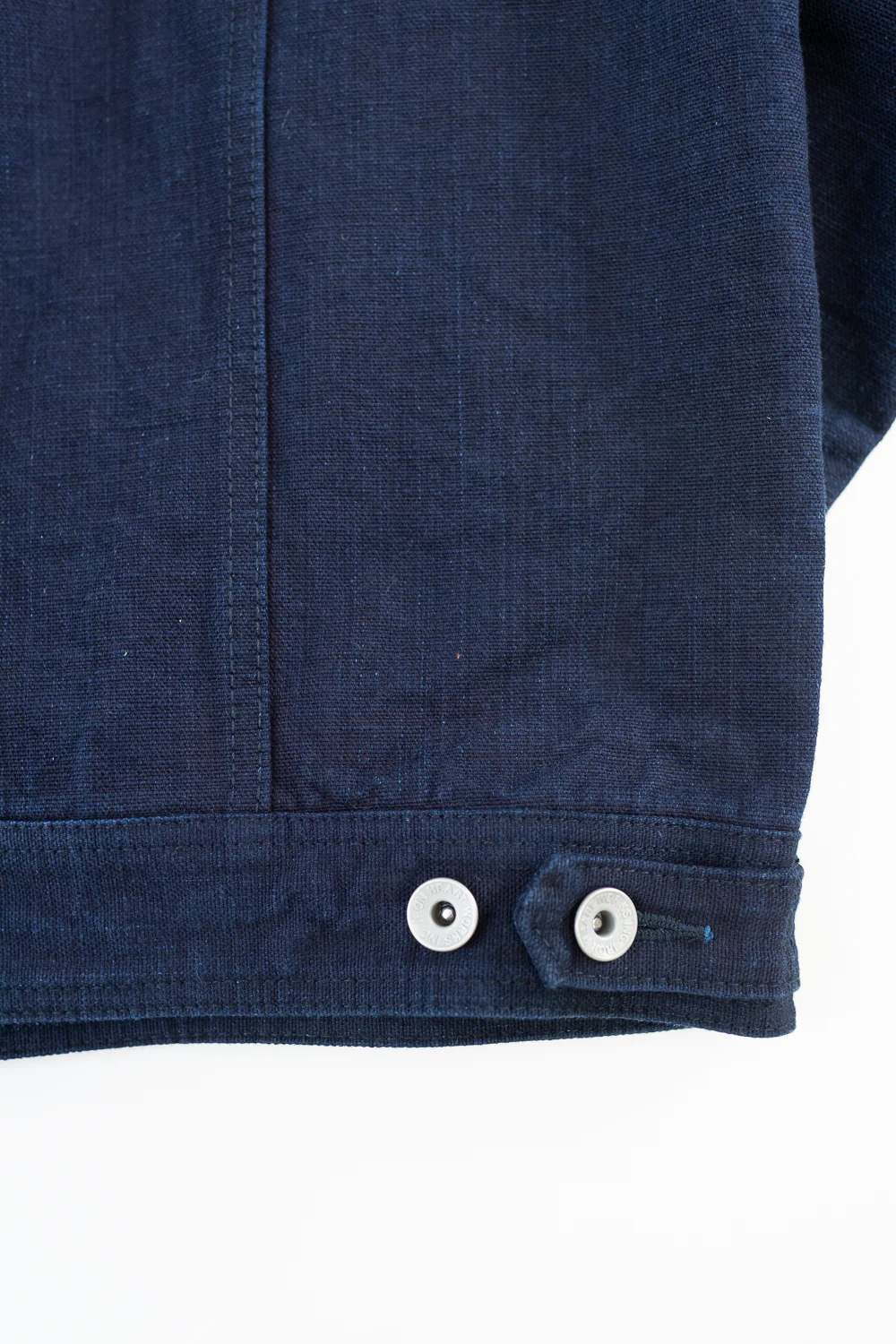 IHJ-135-IND - 13oz Oxford Cloth Riders Jacket - Indigo - Image 5