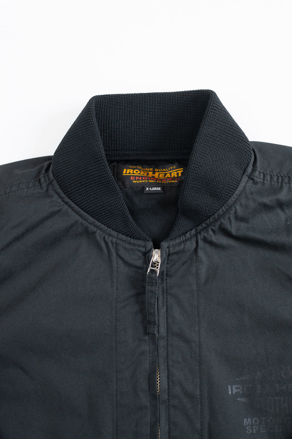 IHJ-145-BLK - 7oz Rubber Wax Coated Windbreaker - Black - Image 2