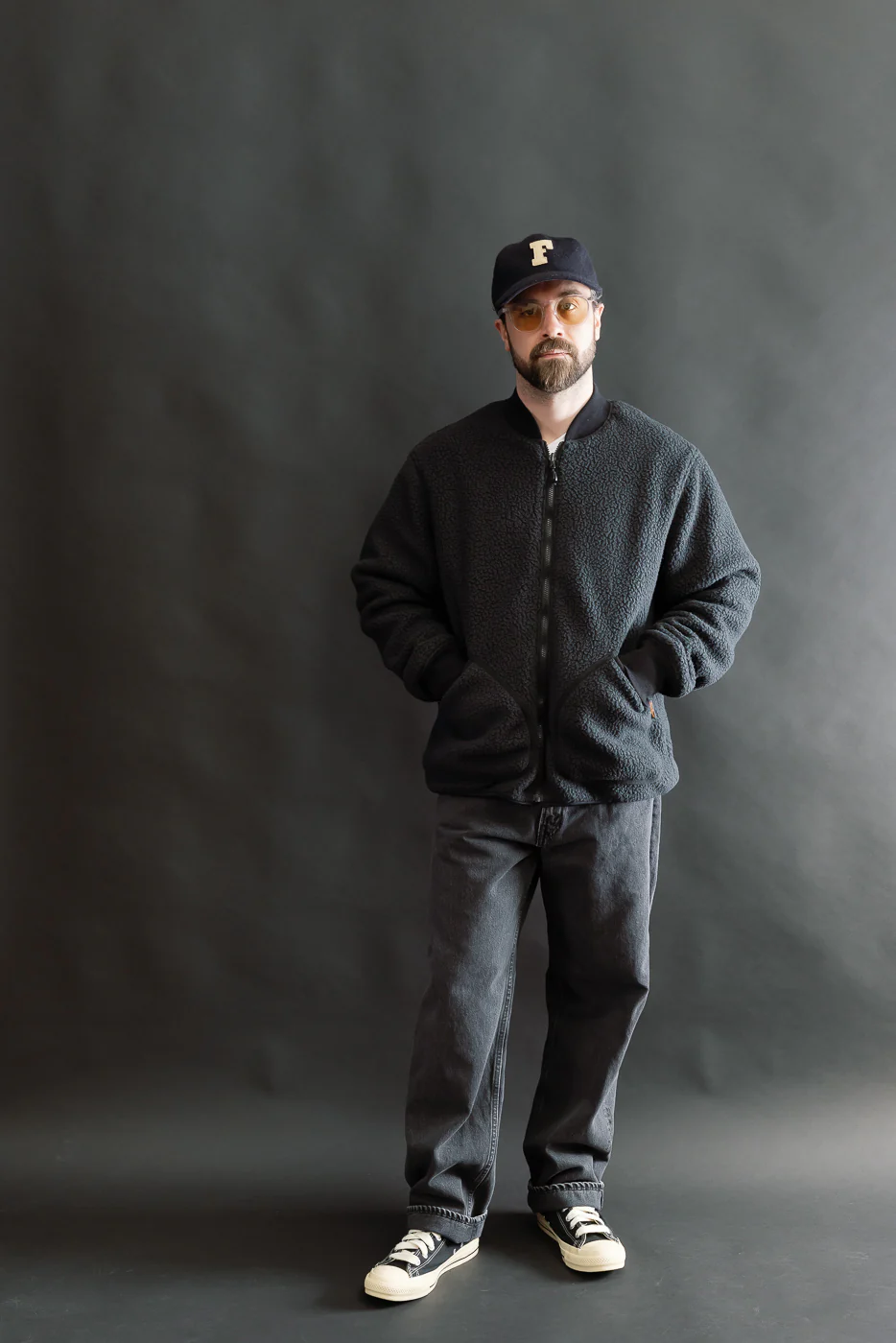 IHJ-157-BLK - Reversible Fleece Jacket - Black - Image 5