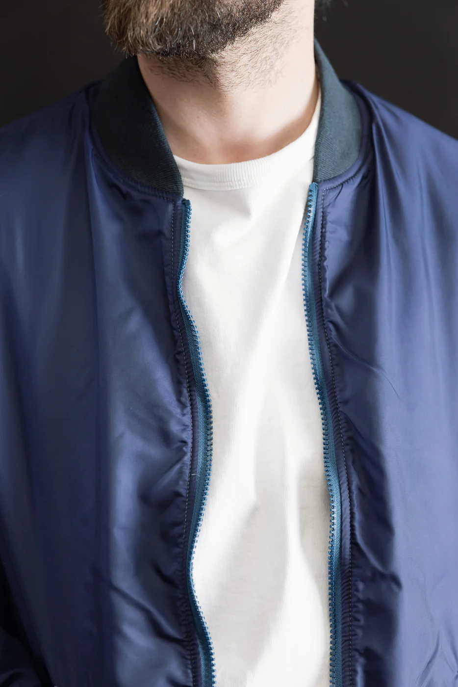 IHJ-157-NAV - Reversible Fleece Jacket - Navy Blue - Image 28