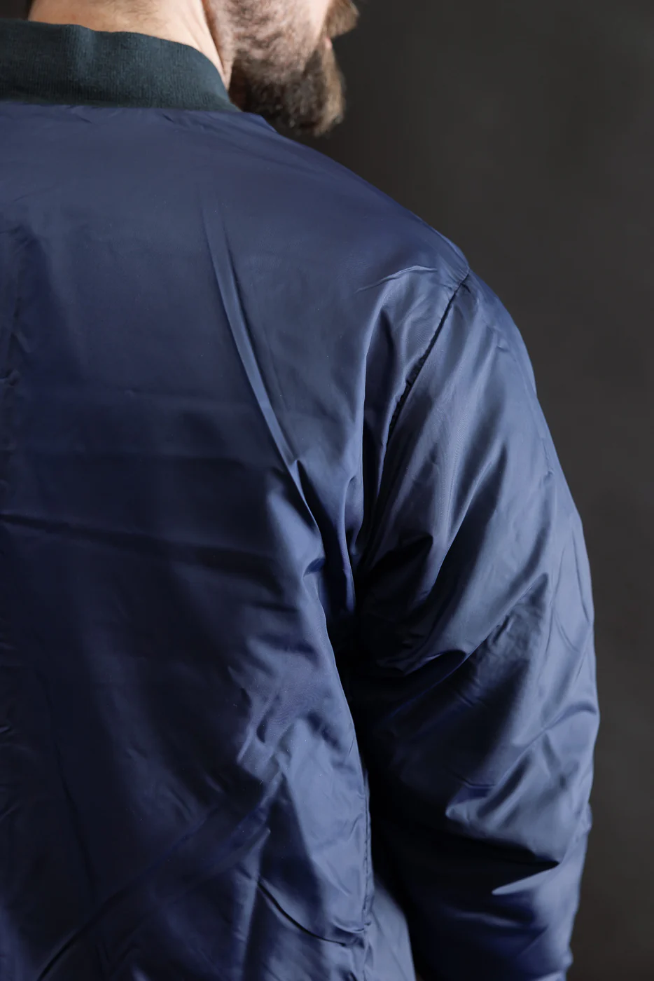 IHJ-157-NAV - Reversible Fleece Jacket - Navy Blue - Image 30
