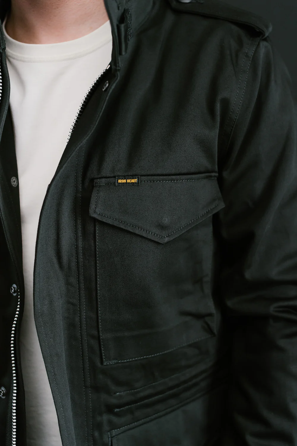 IHM-27-BLK - Sateen M65 Field Jacket - Black - Image 26