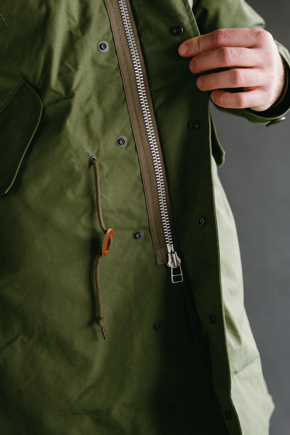 IHM-38-OLV - 5oz Quilted Lining M-51 Type Field Coat - Olive - Image 21