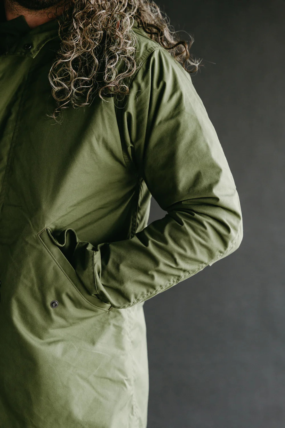 IHM-38-OLV - 5oz Quilted Lining M-51 Type Field Coat - Olive - Image 28