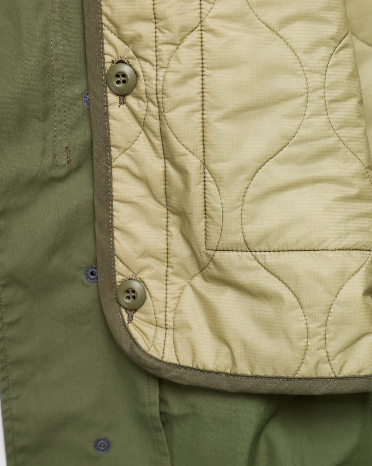 IHM-38-OLV - 5oz Quilted Lining M-51 Type Field Coat - Olive - Image 6