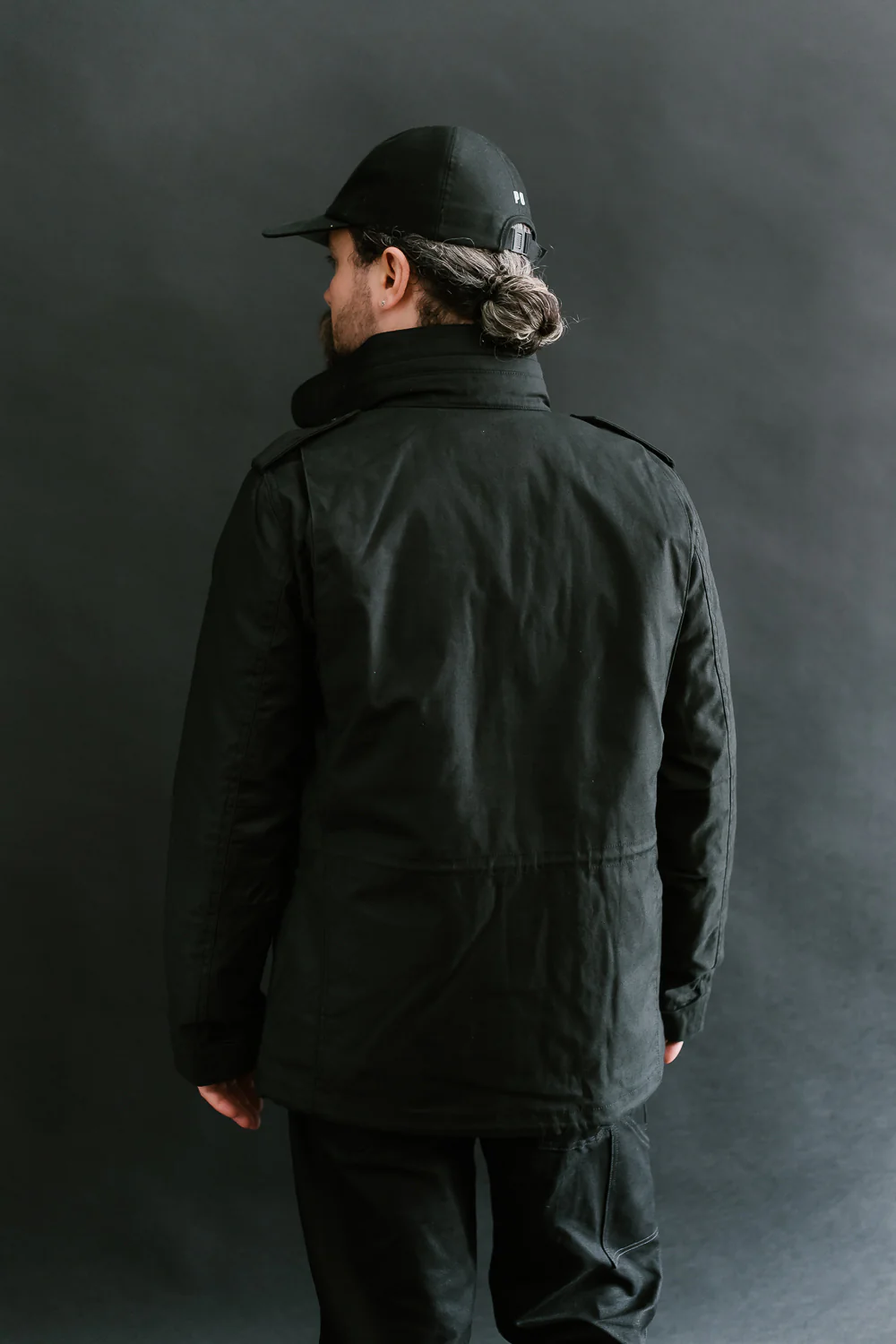 IHM-41-BLK - Quilt Lining M65 Field Jacket - Black - Image 13