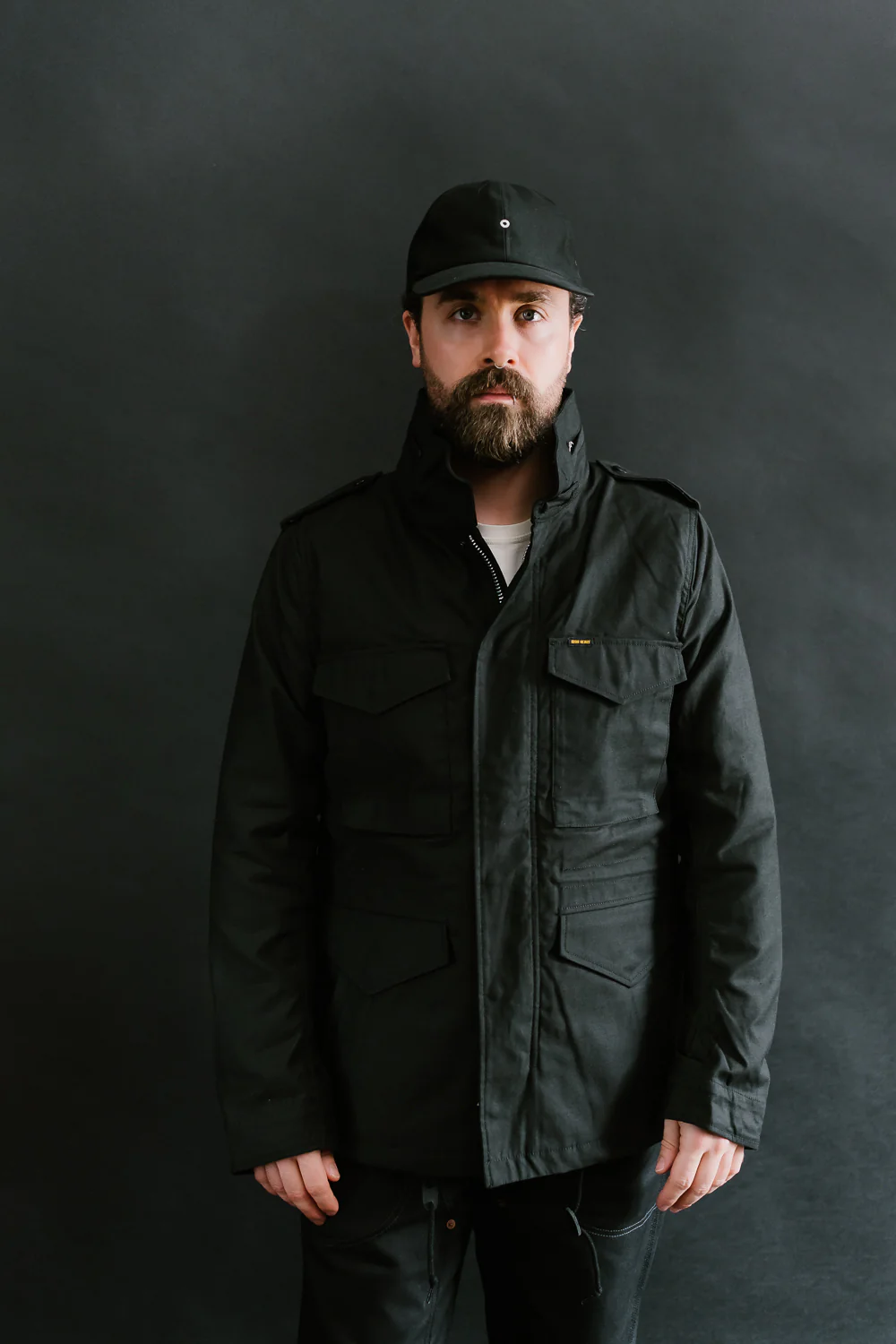IHM-41-BLK - Quilt Lining M65 Field Jacket - Black - Image 19