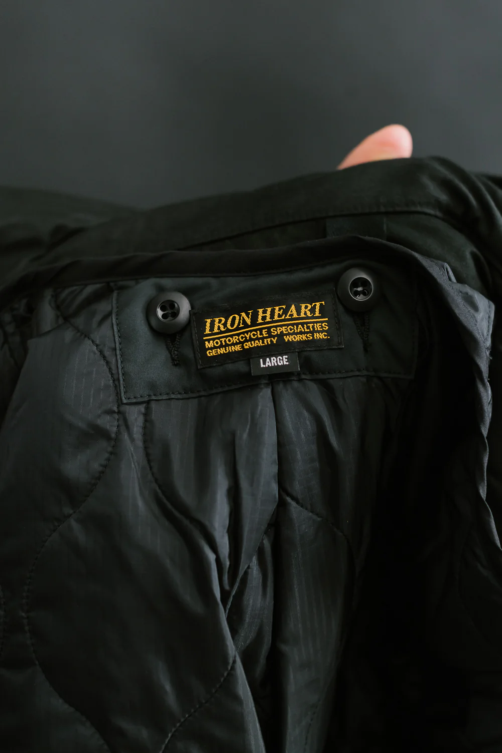 IHM-41-BLK - Quilt Lining M65 Field Jacket - Black - Image 24