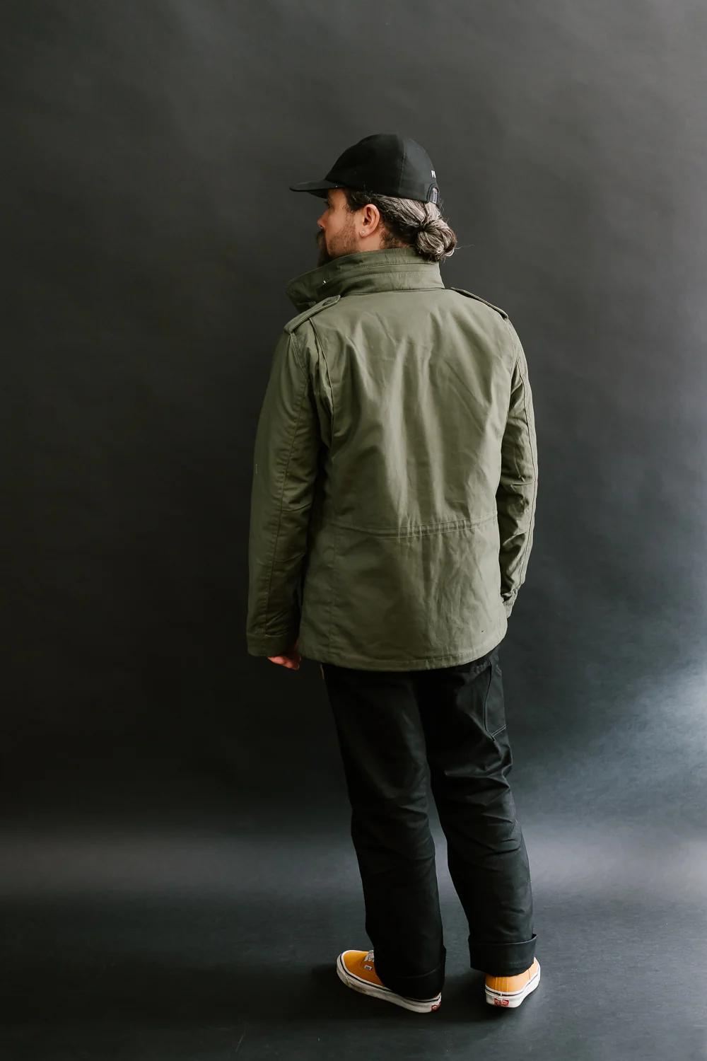 IHM-41-GRN - Quilt Lining M65 Field Jacket - Olive Drab Green - Image 11
