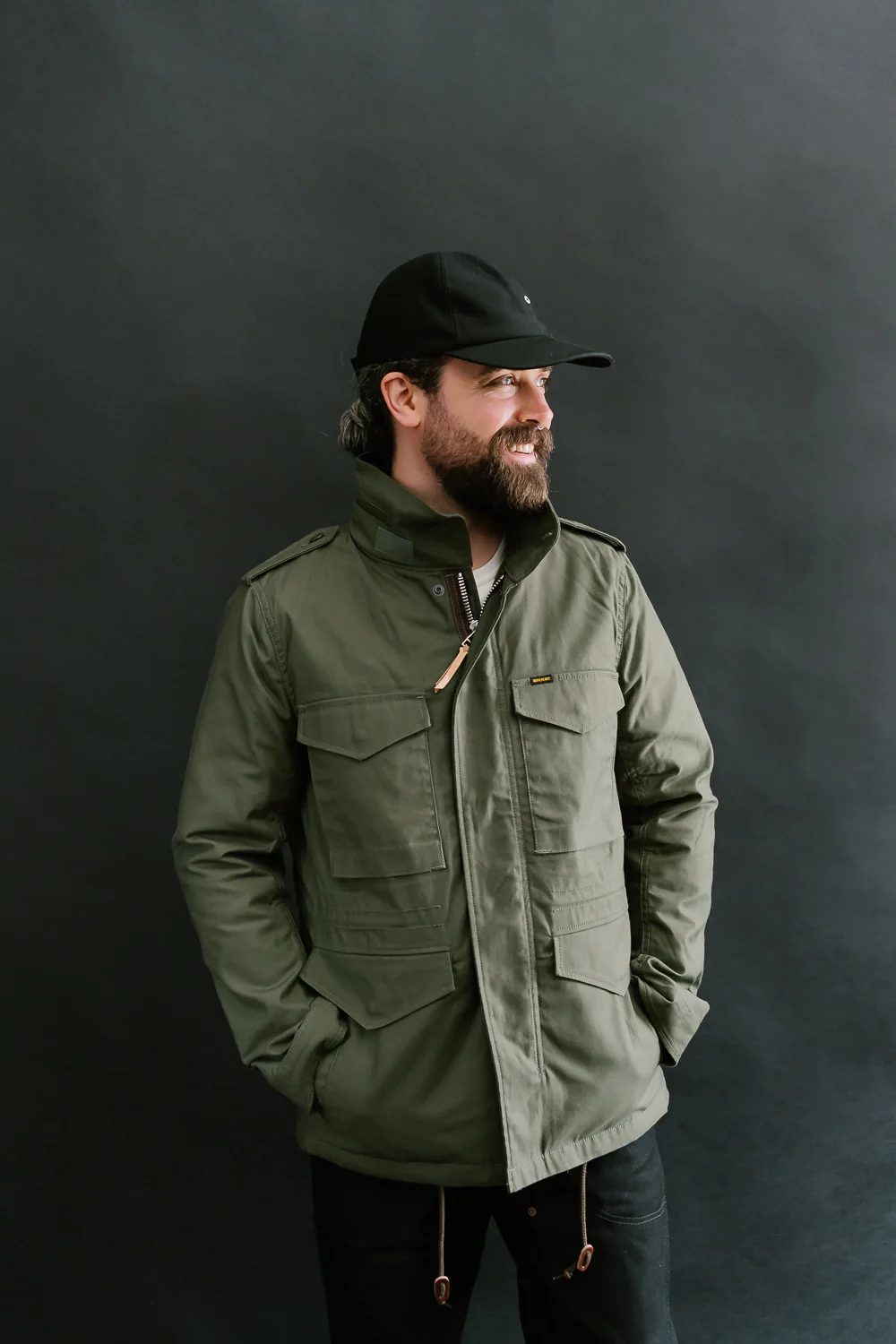 IHM-41-GRN - Quilt Lining M65 Field Jacket - Olive Drab Green - Image 13