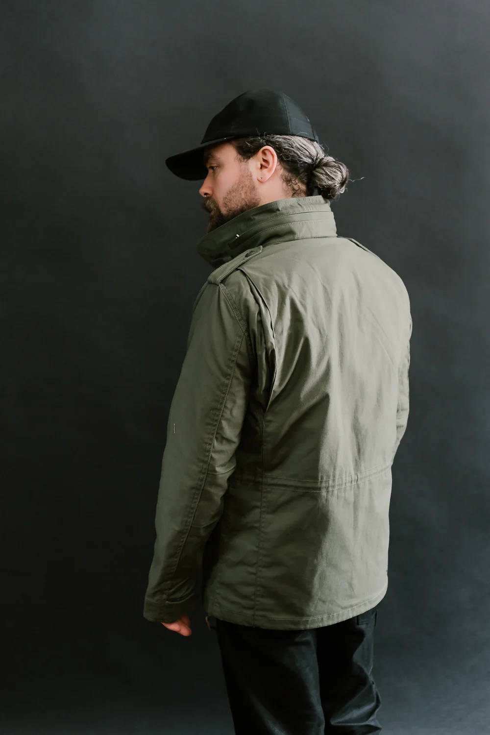 IHM-41-GRN - Quilt Lining M65 Field Jacket - Olive Drab Green - Image 15