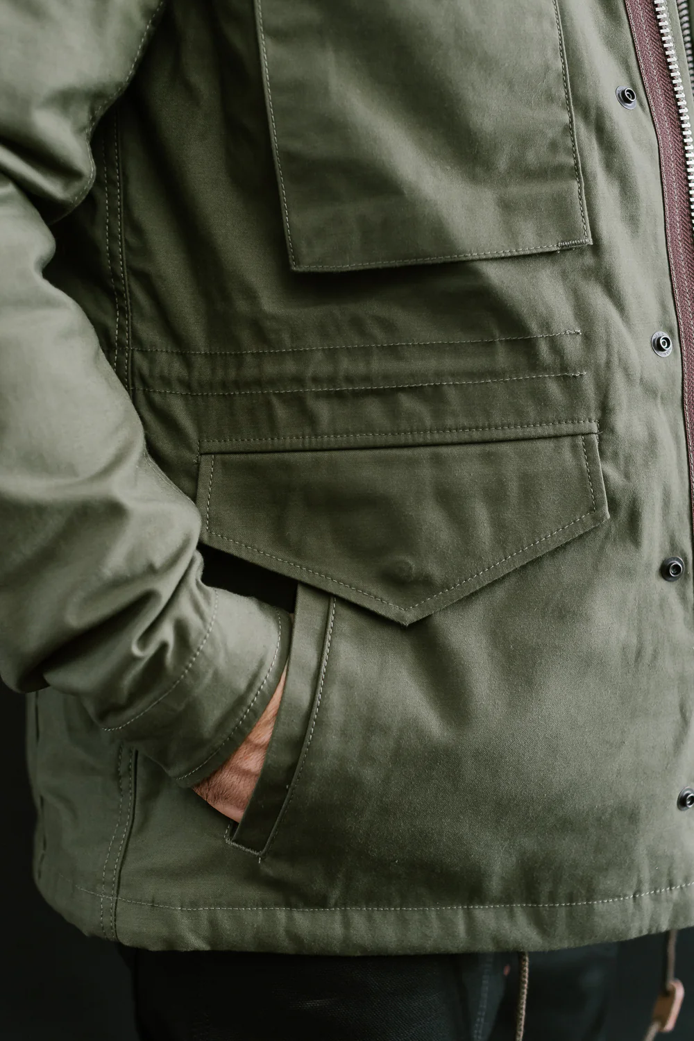 IHM-41-GRN - Quilt Lining M65 Field Jacket - Olive Drab Green - Image 31
