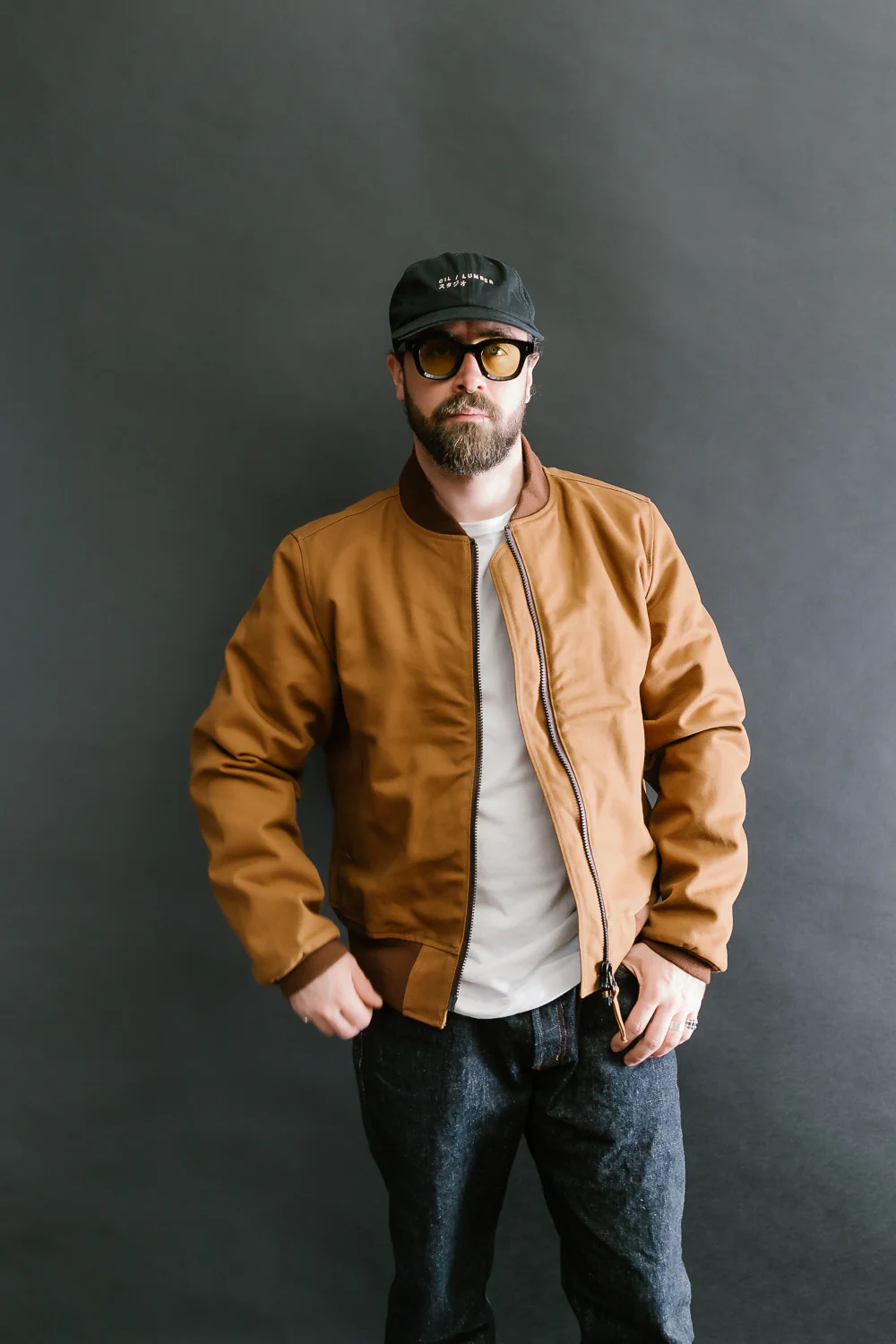 IHM-44-BRN - 17oz Duck Type L-2B Flight Jacket - Brown - Image 14