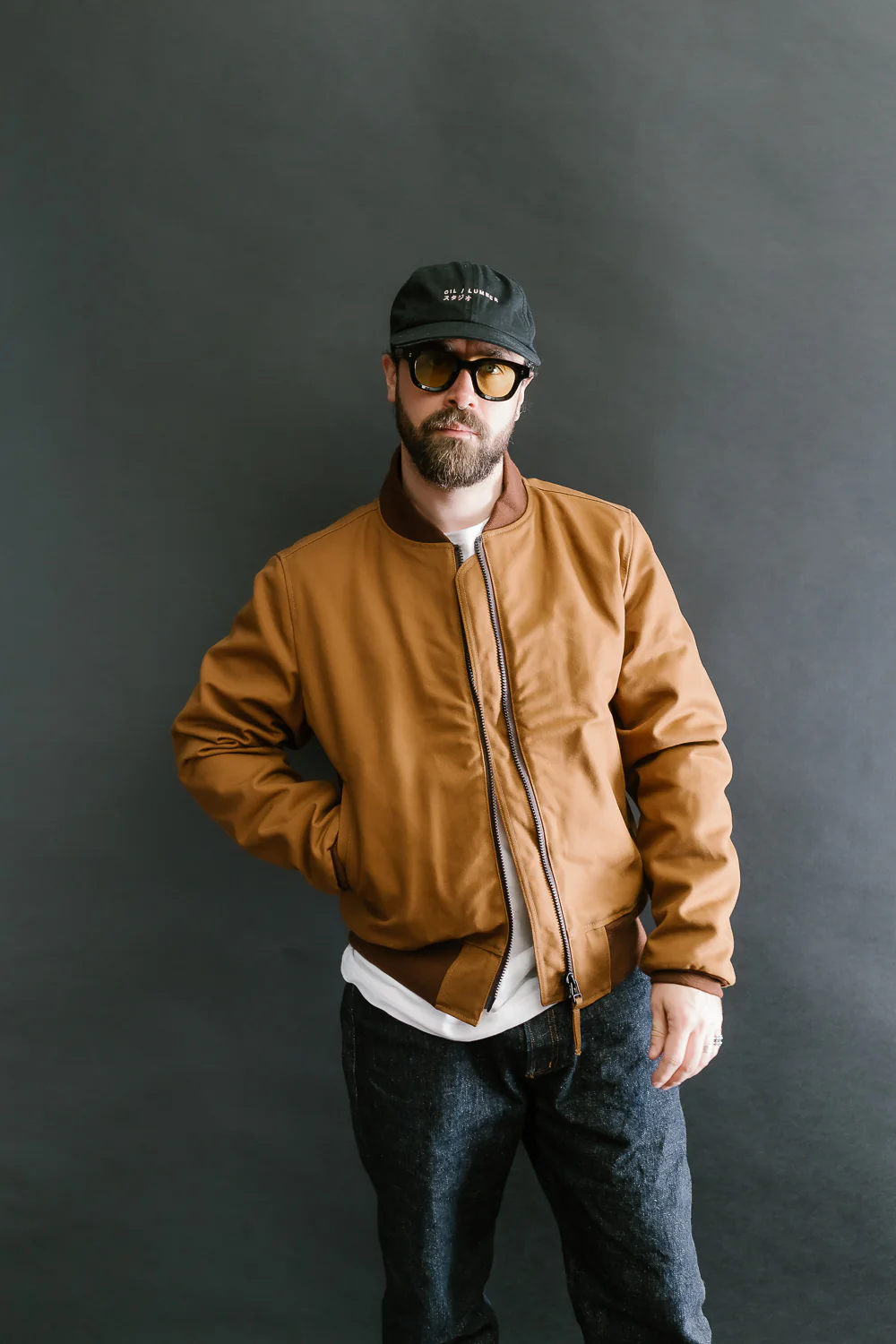 IHM-44-BRN - 17oz Duck Type L-2B Flight Jacket - Brown - Image 15