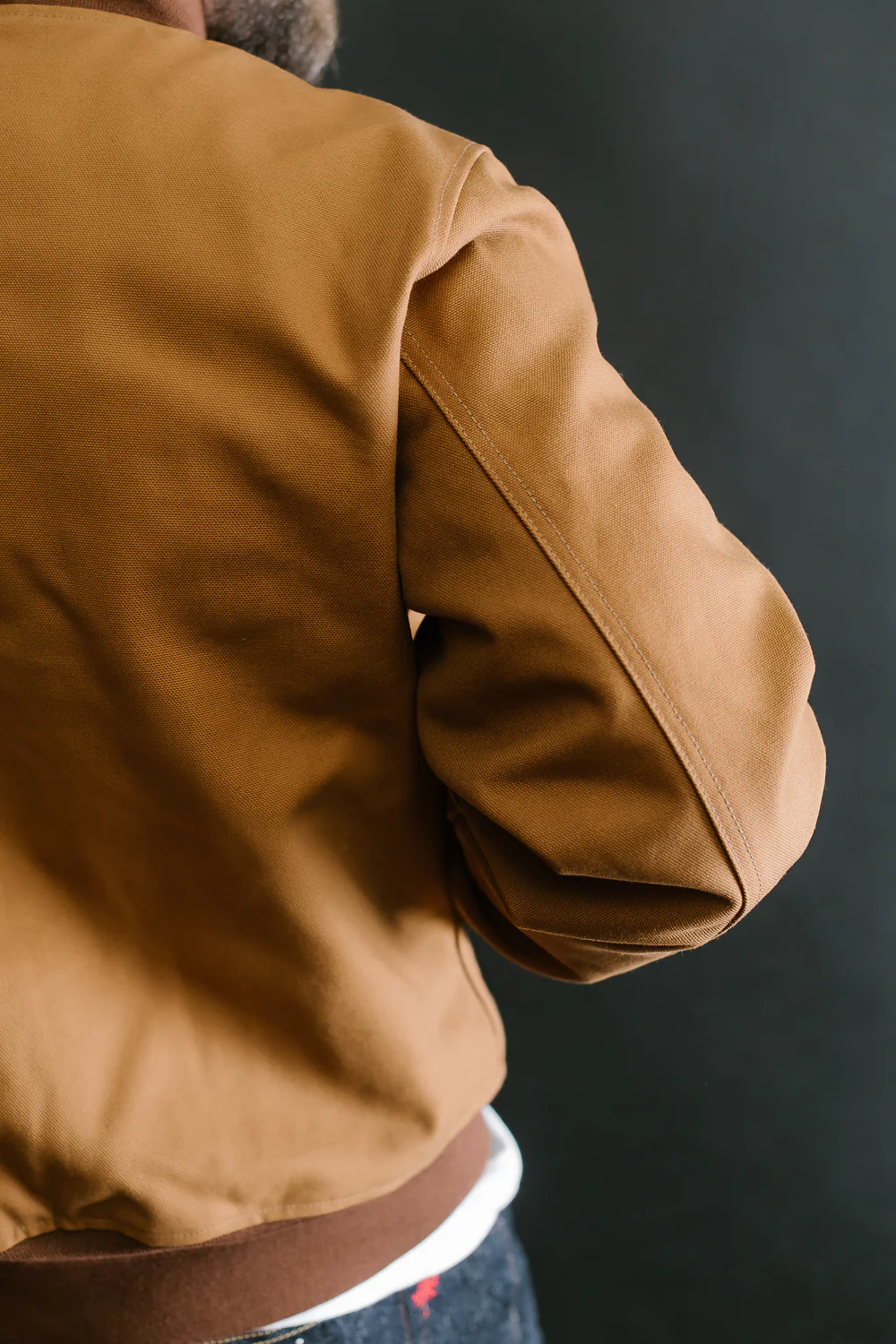 IHM-44-BRN - 17oz Duck Type L-2B Flight Jacket - Brown - Image 20
