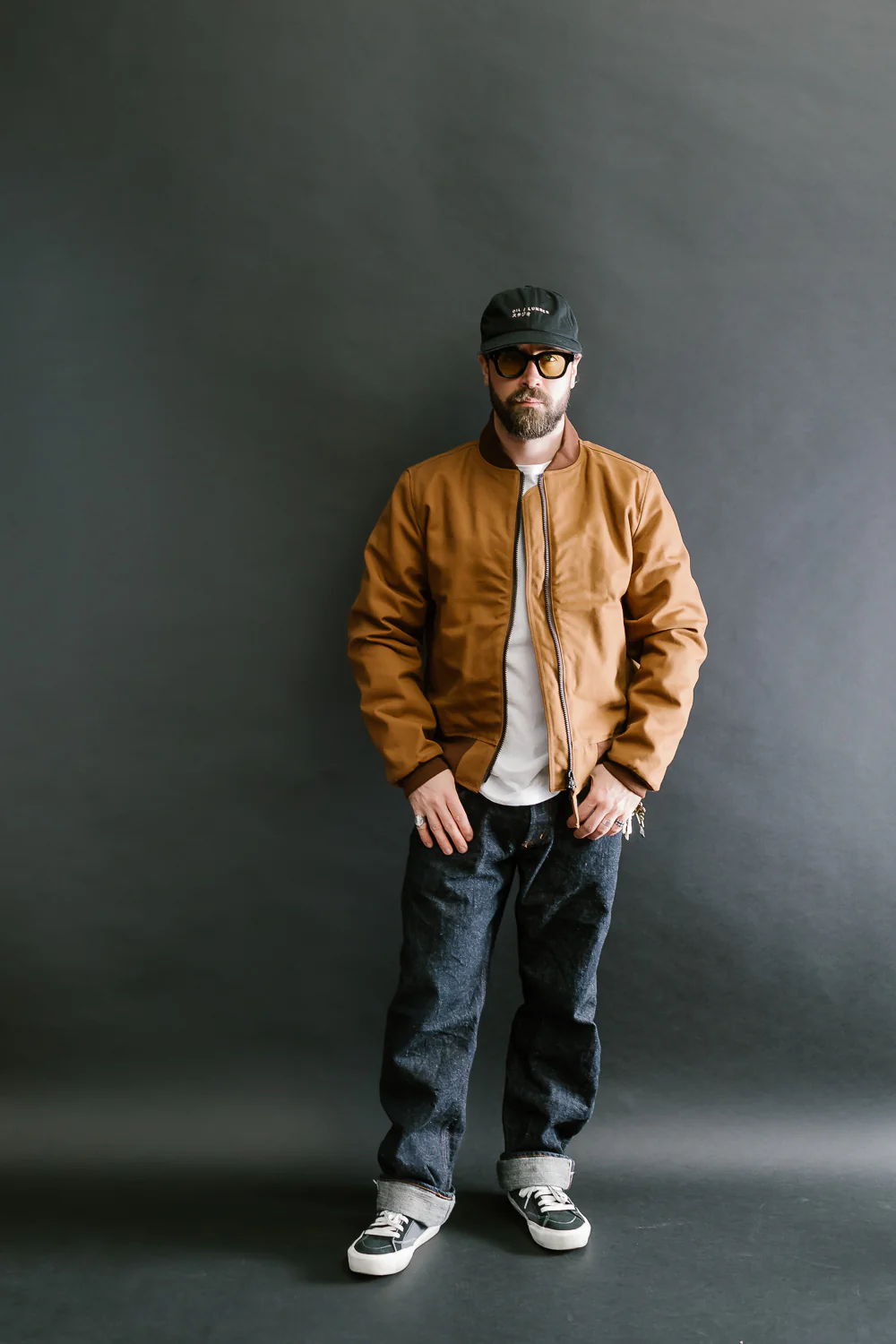 IHM-44-BRN - 17oz Duck Type L-2B Flight Jacket - Brown - Image 6