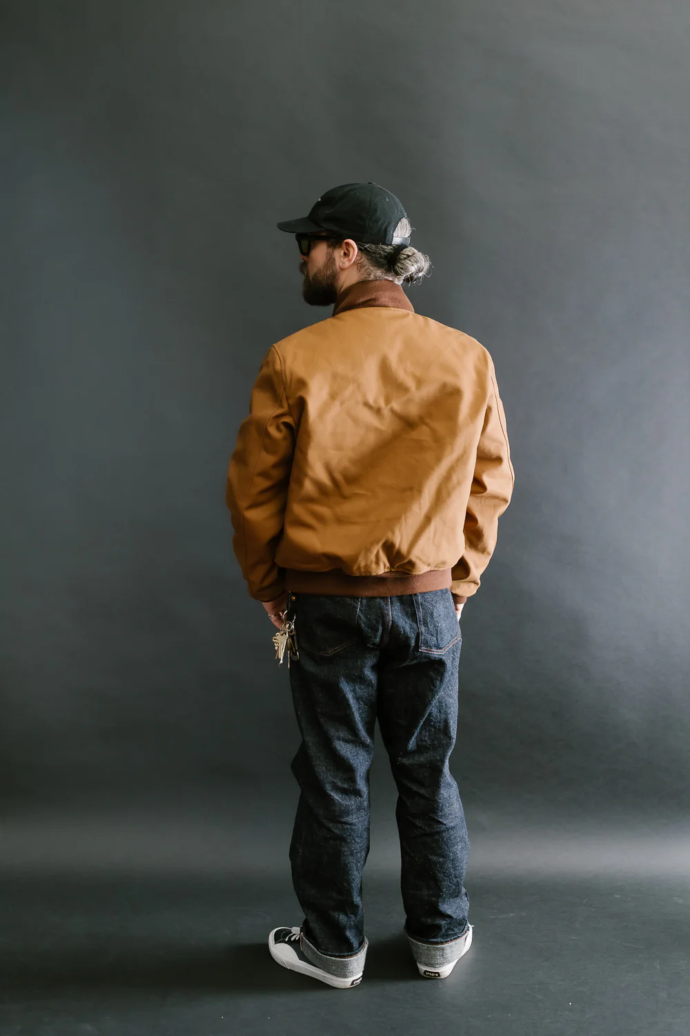 IHM-44-BRN - 17oz Duck Type L-2B Flight Jacket - Brown - Image 8