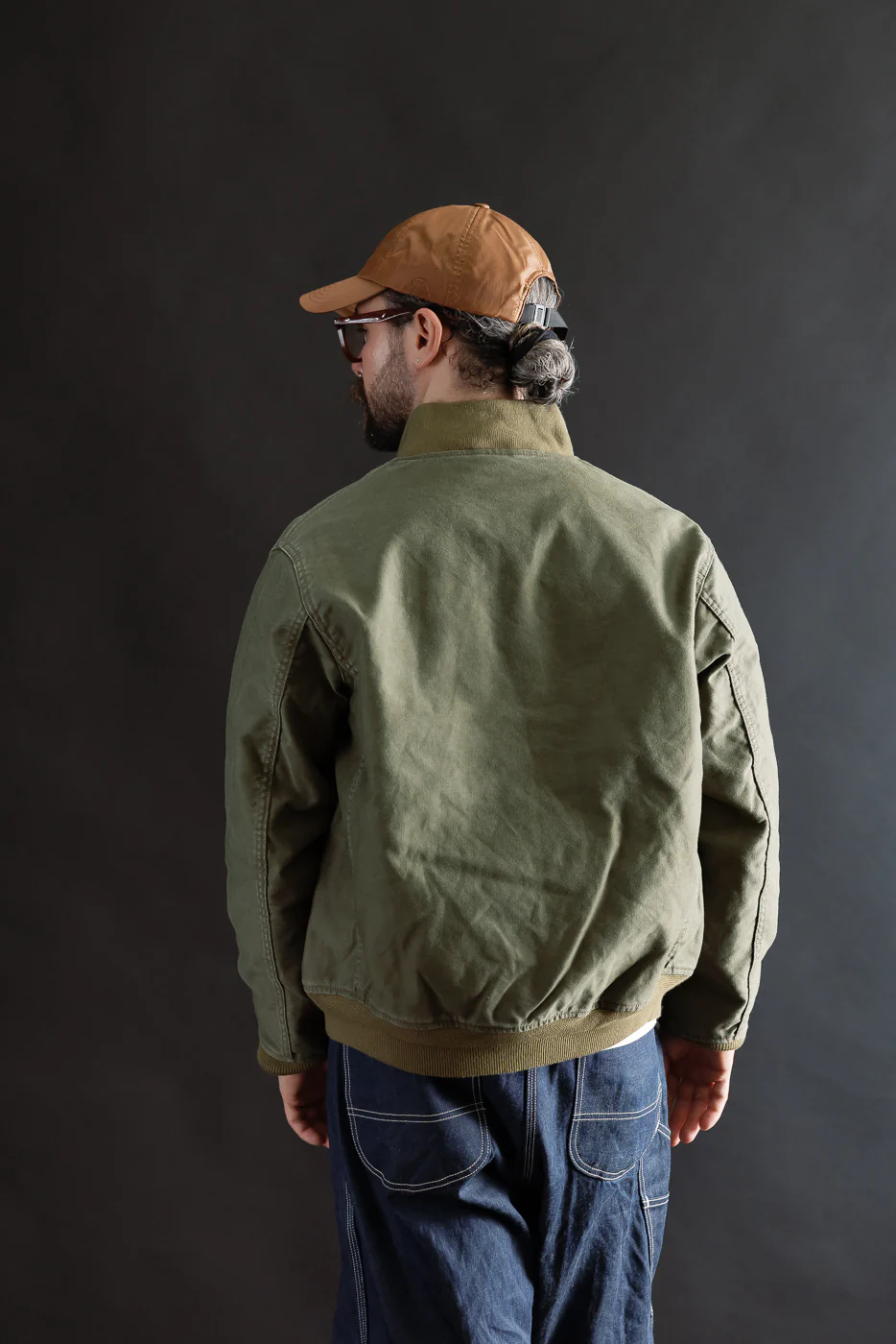 IHM-47-ODG - 12oz Whipcord Tanker Jacket - Olive Drab Green - Image 12